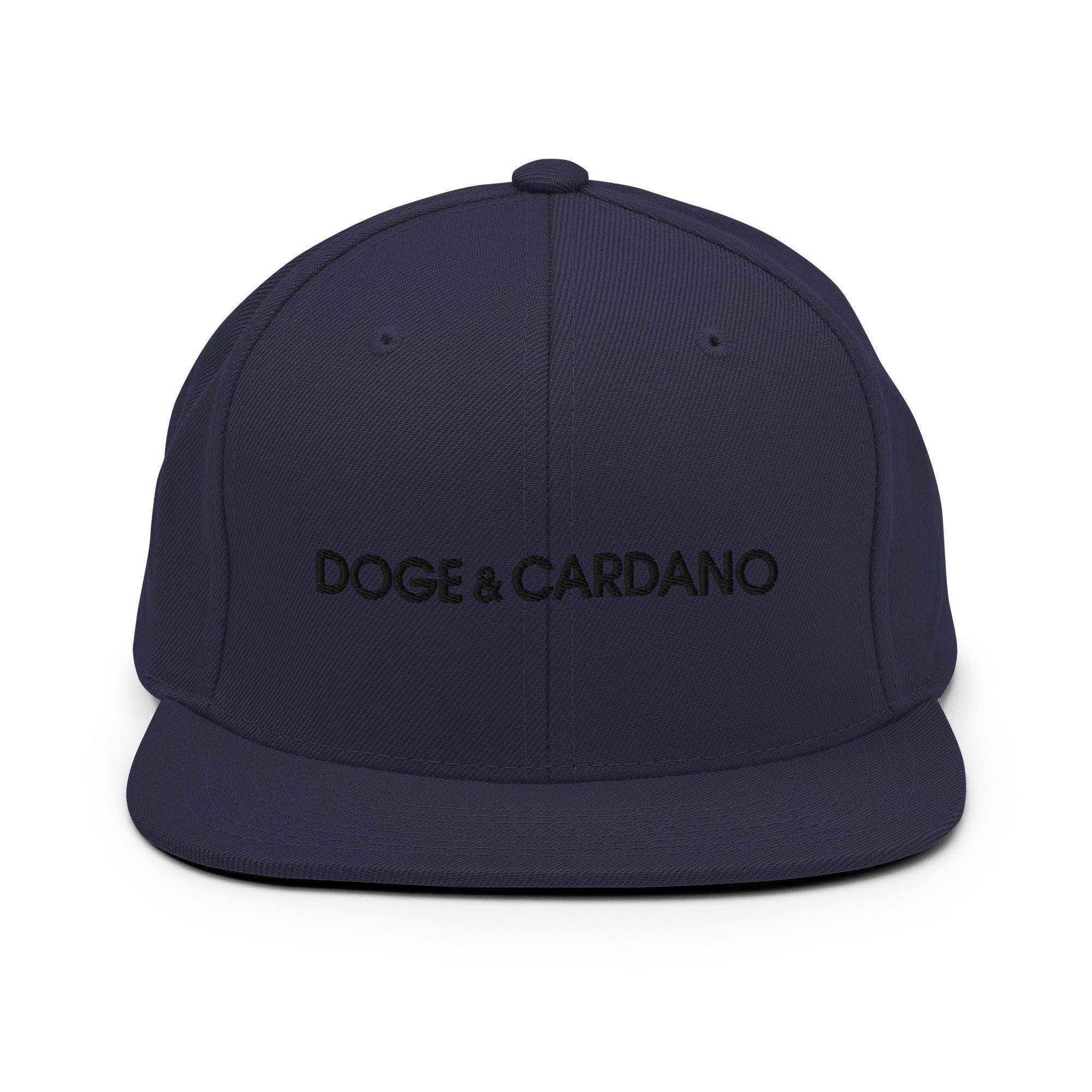 Doge & Cardano Snapback Hat - InvestmenTees