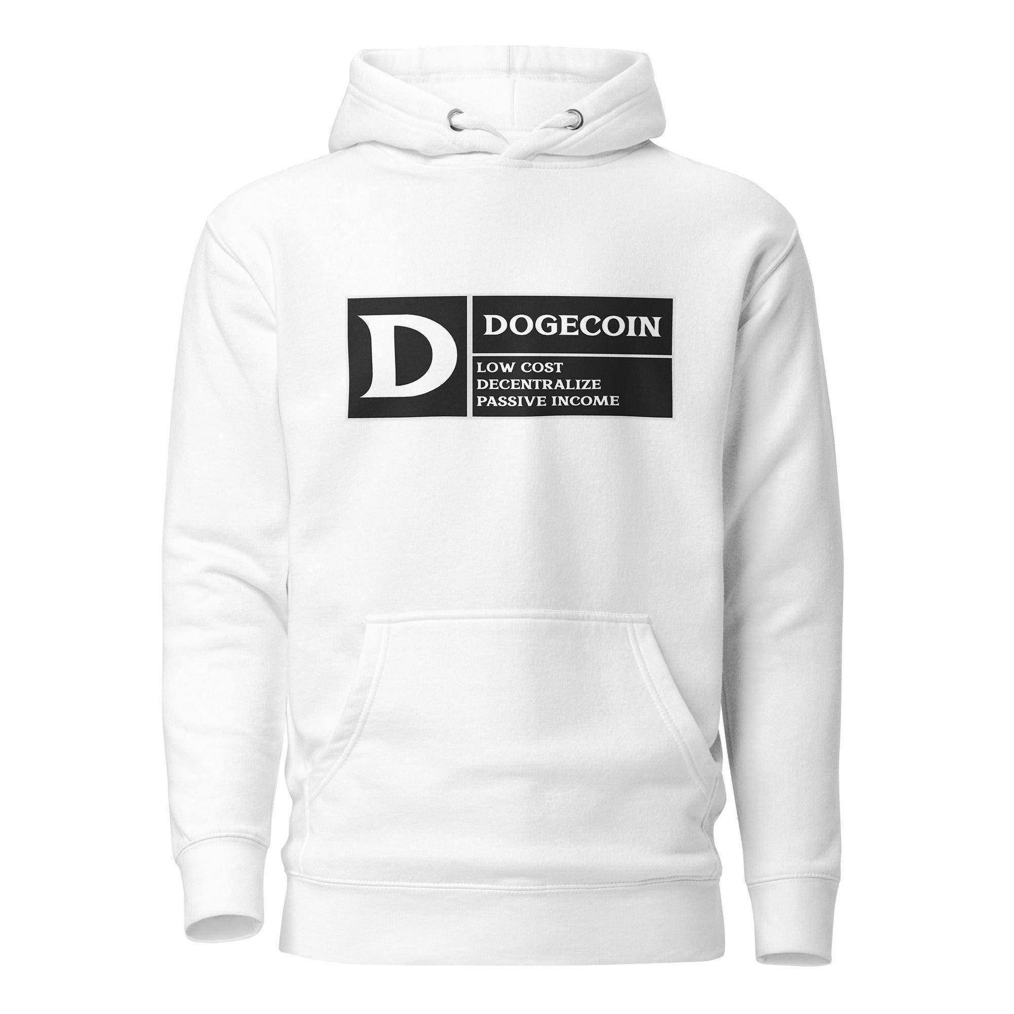 DogeCoin Label Pullover Hoodie - InvestmenTees