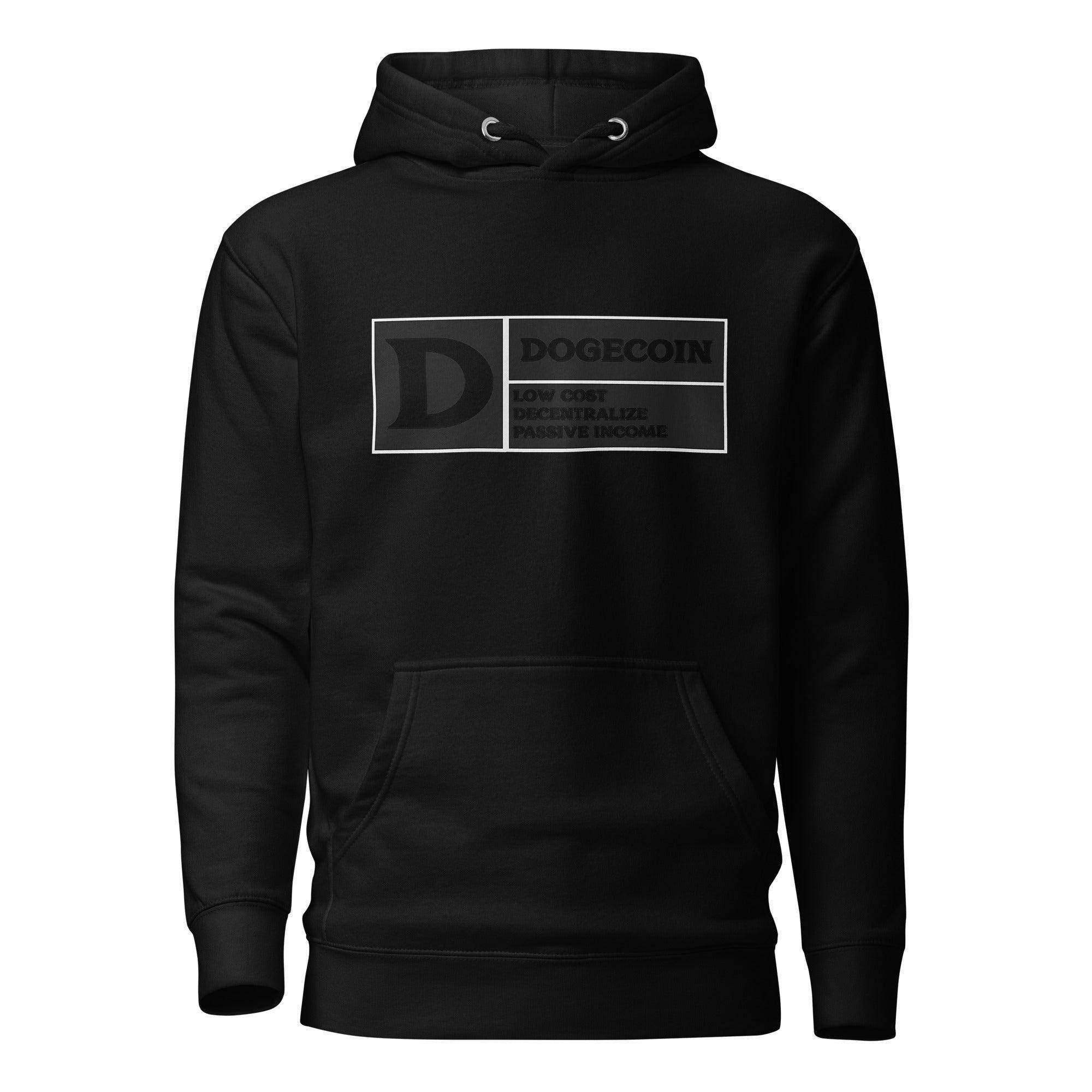DogeCoin Label Pullover Hoodie - InvestmenTees