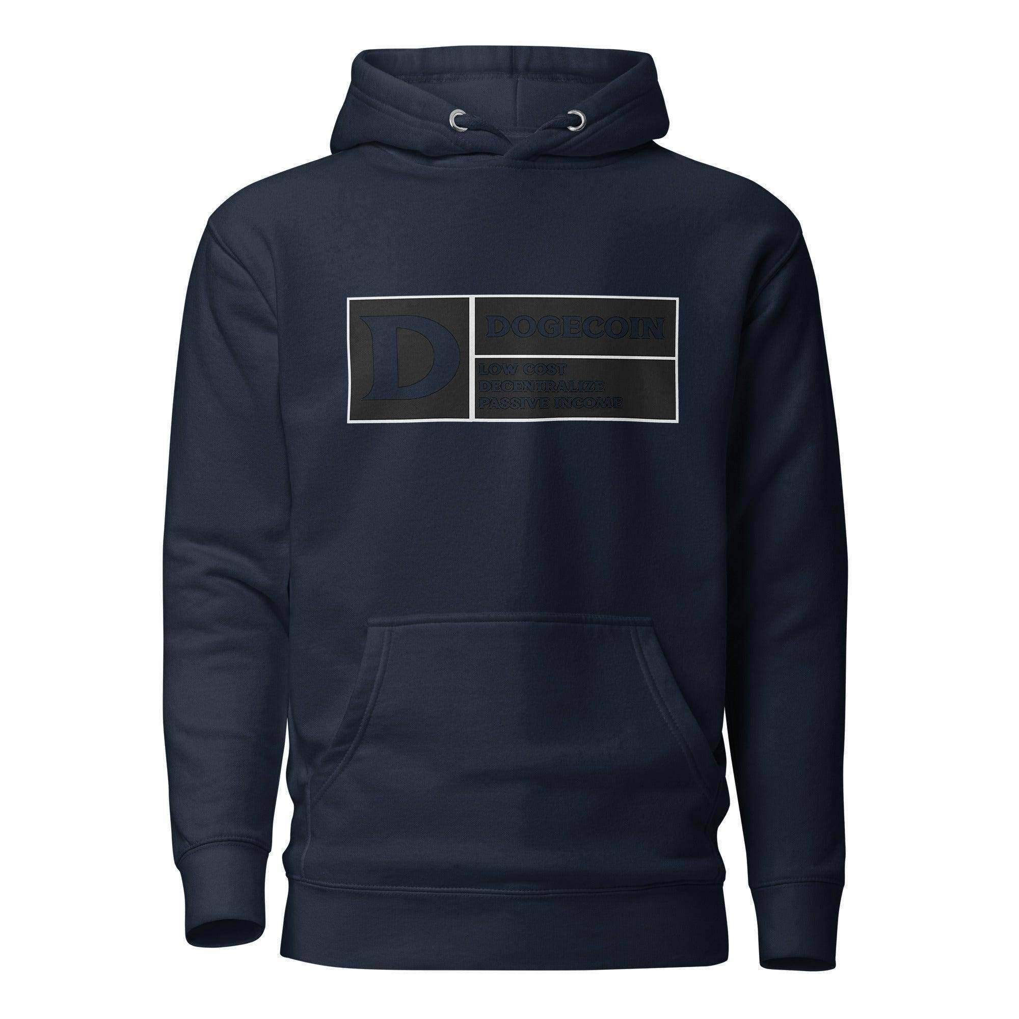 DogeCoin Label Pullover Hoodie - InvestmenTees