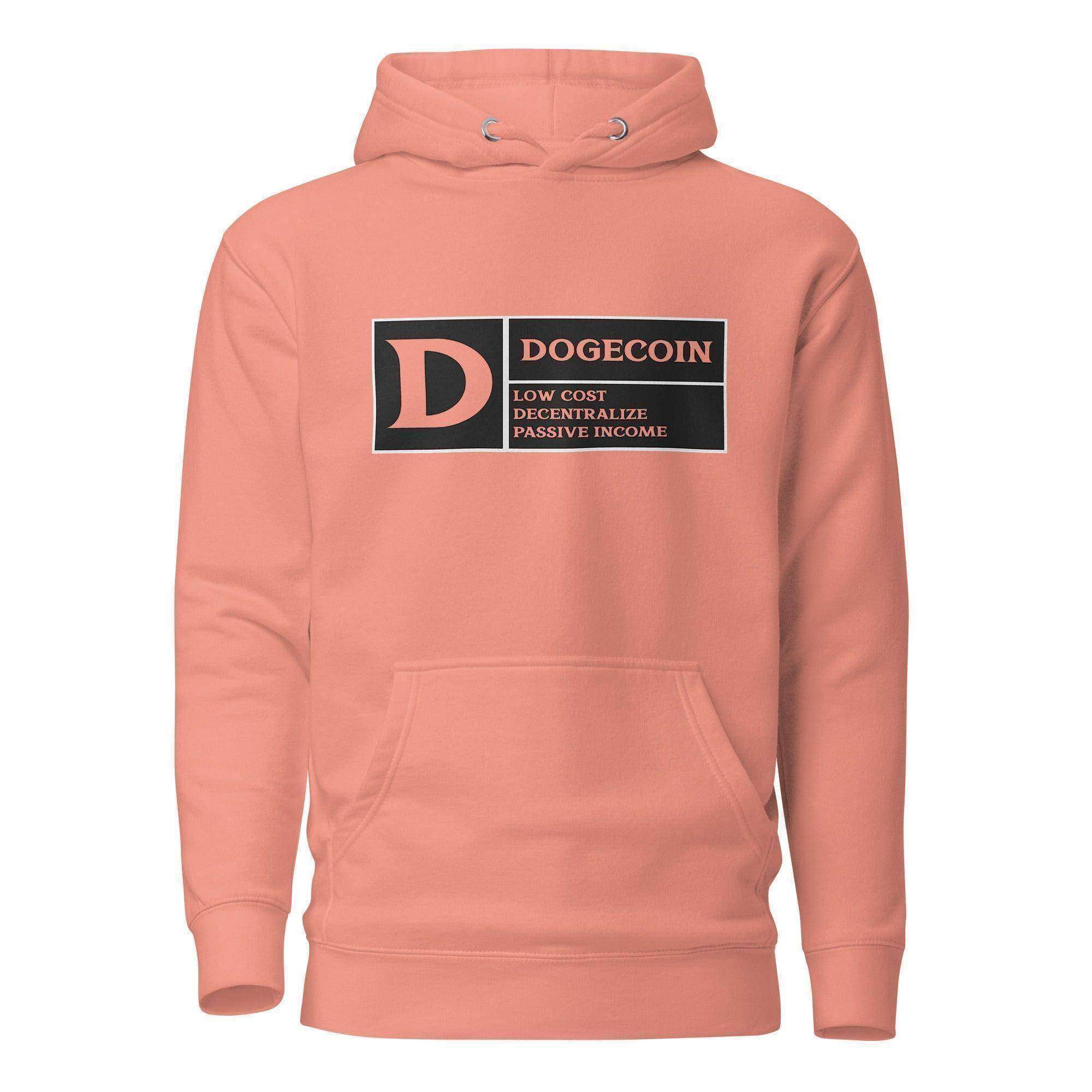 DogeCoin Label Pullover Hoodie - InvestmenTees