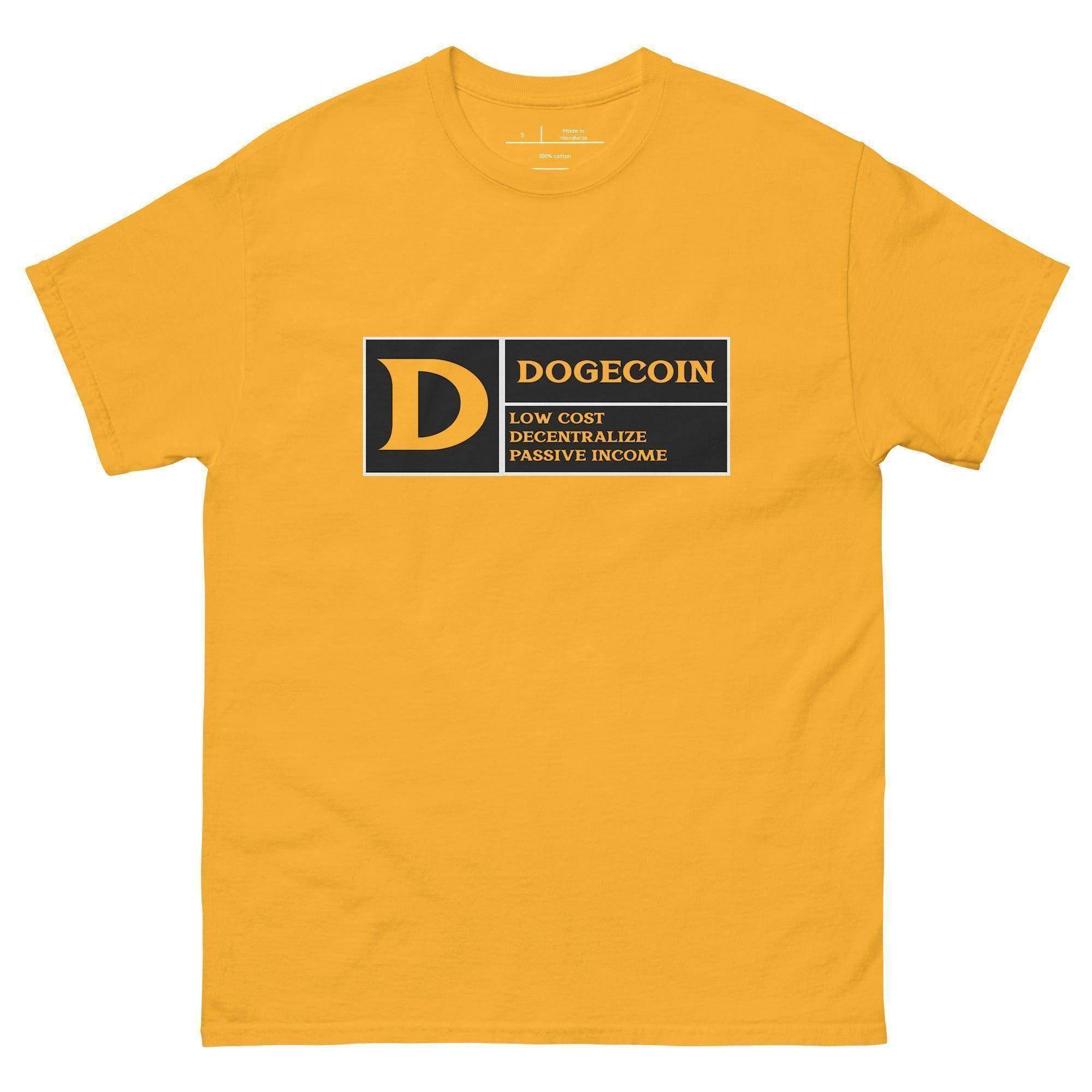 DogeCoin Label T-Shirt - InvestmenTees