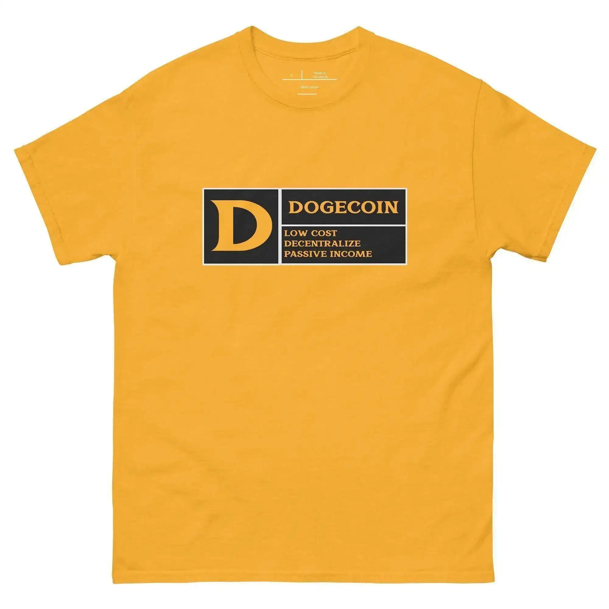 DogeCoin Label T-Shirt - InvestmenTees