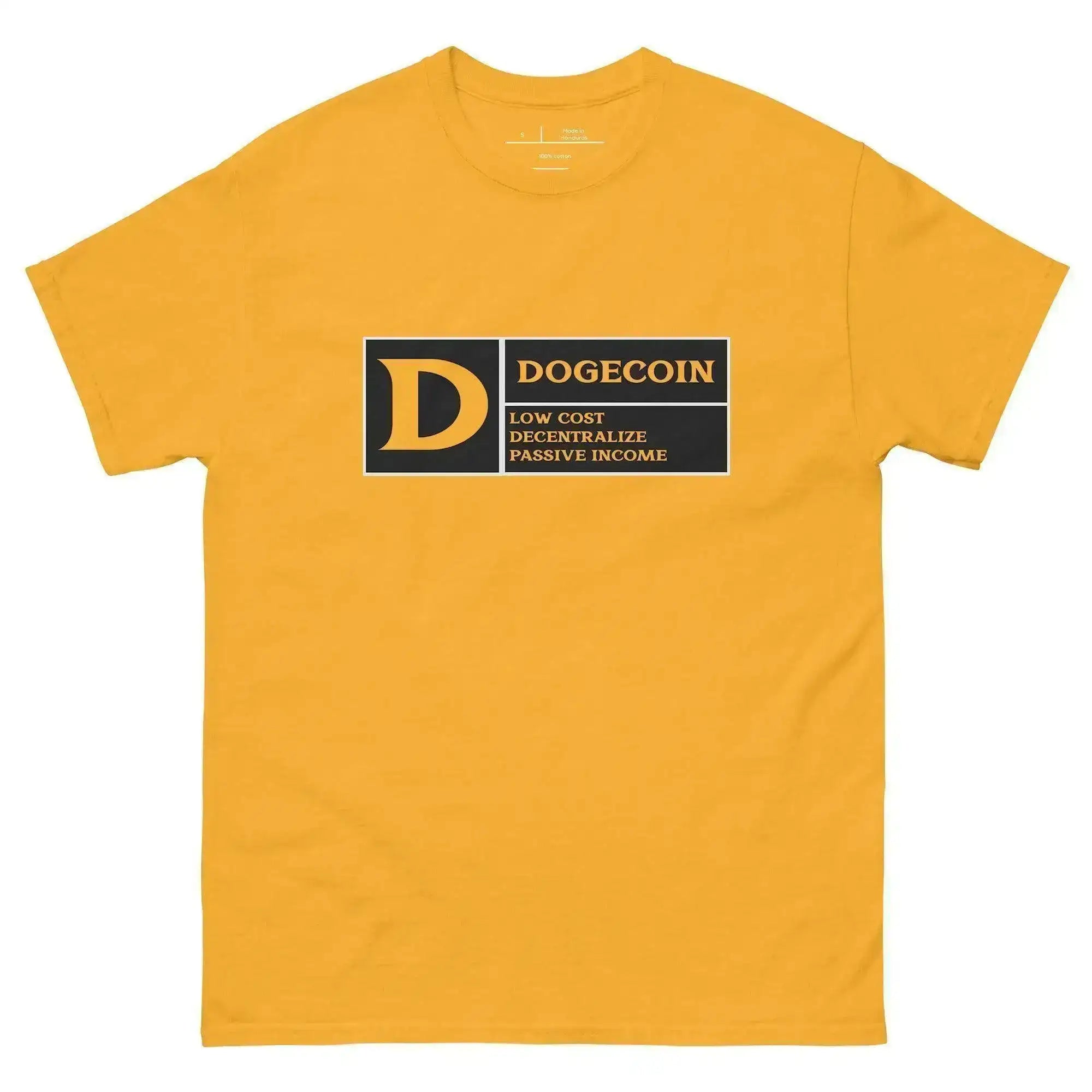 DogeCoin Label T-Shirt - InvestmenTees