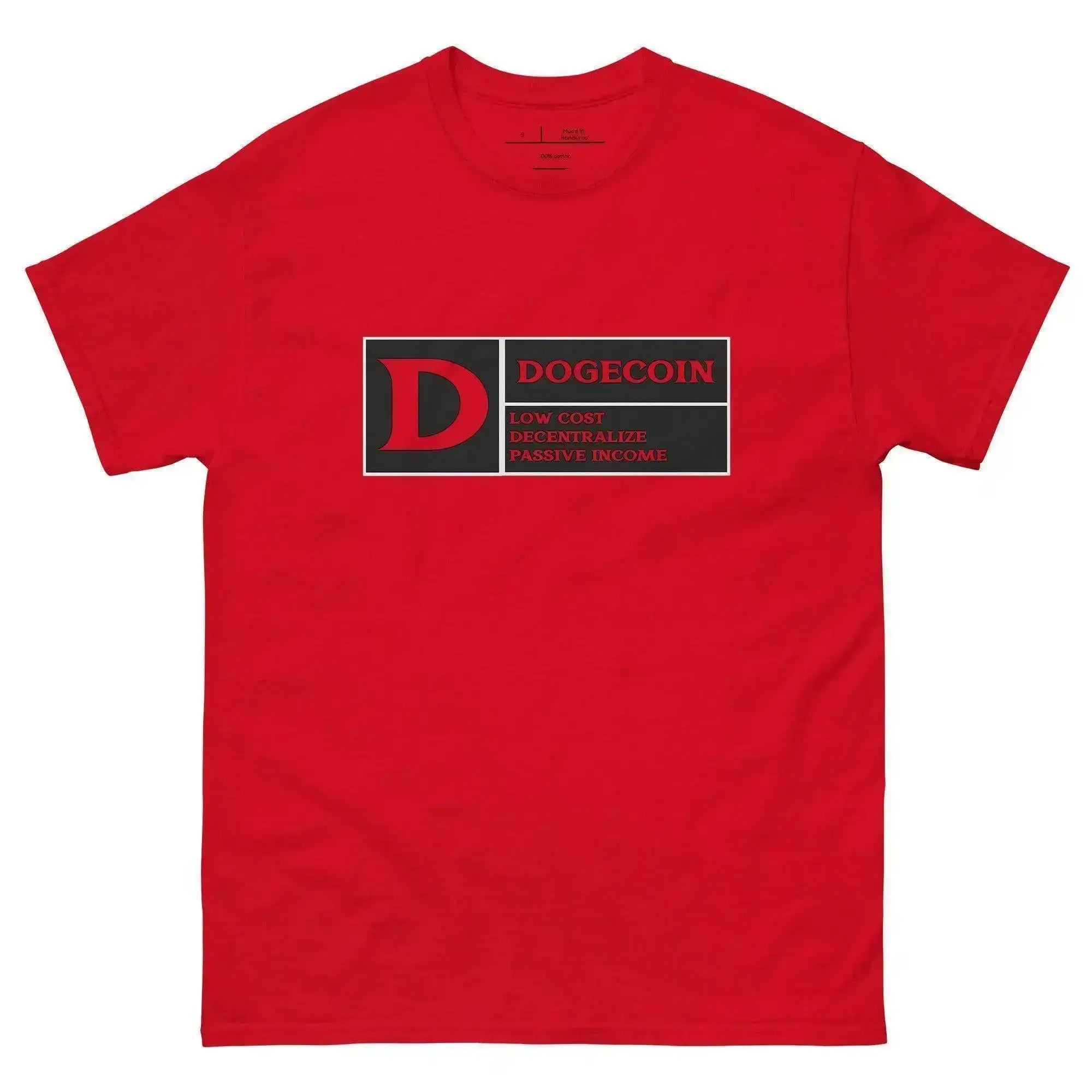 DogeCoin Label T-Shirt - InvestmenTees