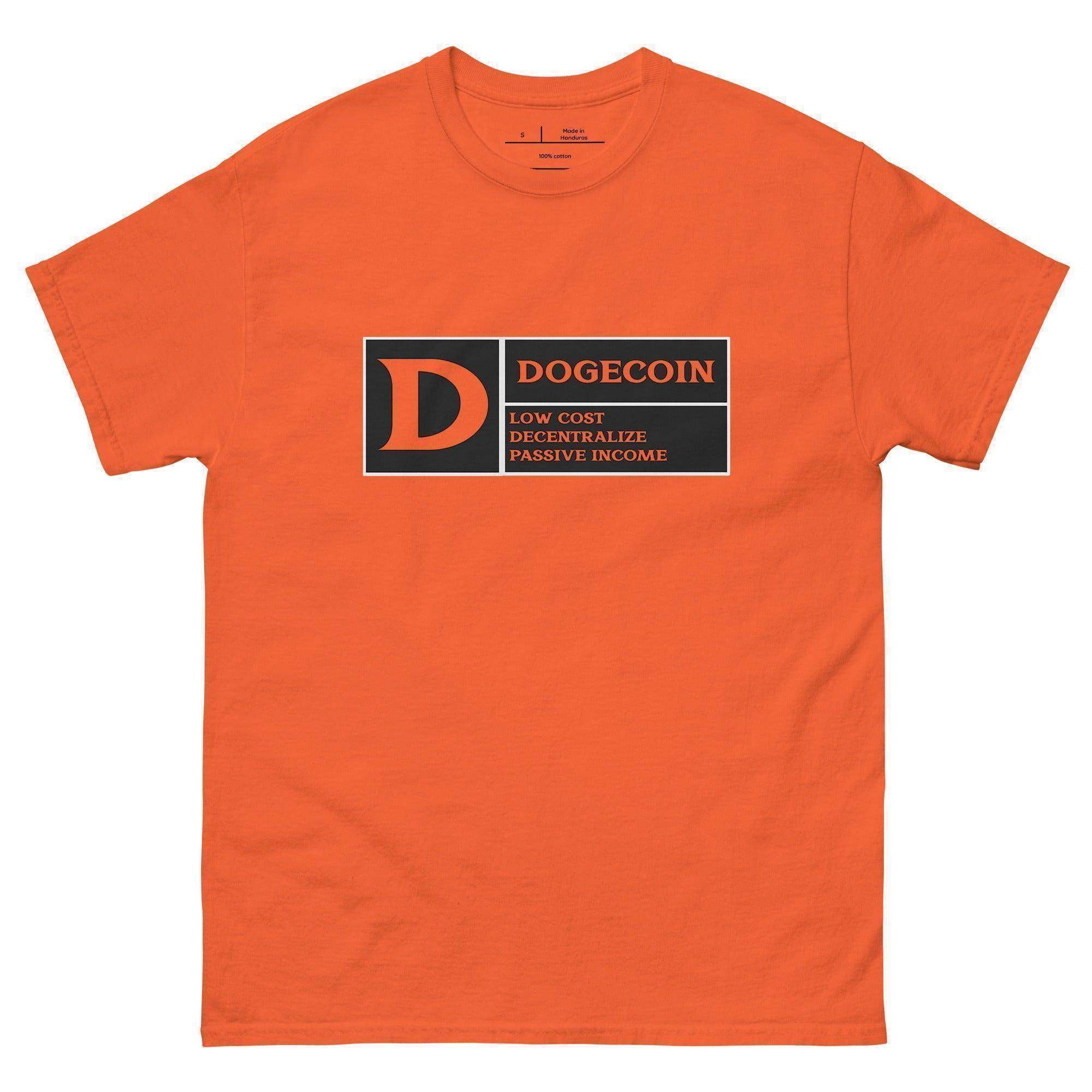 DogeCoin Label T-Shirt - InvestmenTees