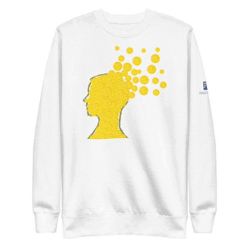 Dollar Figure Head Sweatshirt - InvestmenTees