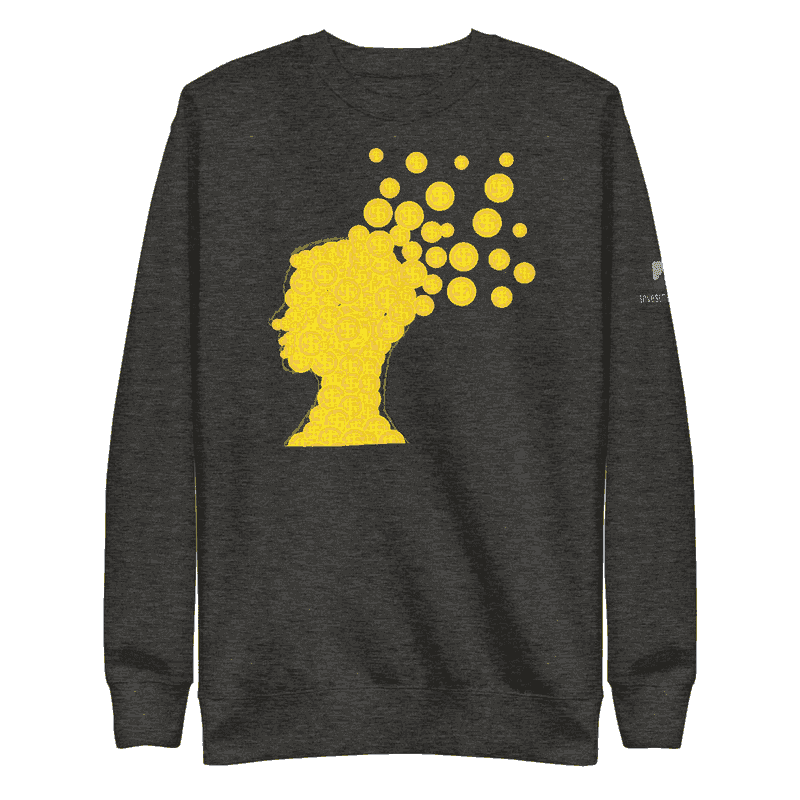 Dollar Figure Head Sweatshirt - InvestmenTees