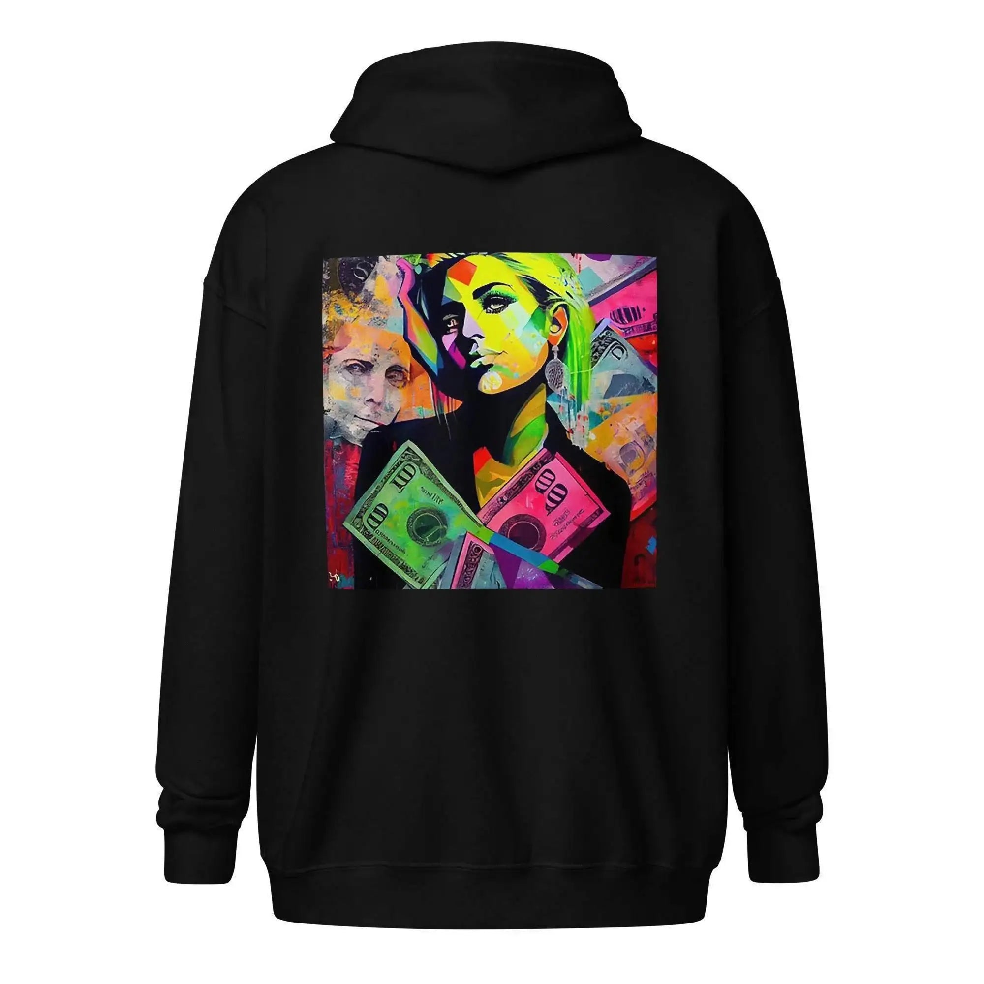 Dollar Highlights Zip Up Hoodie - InvestmenTees