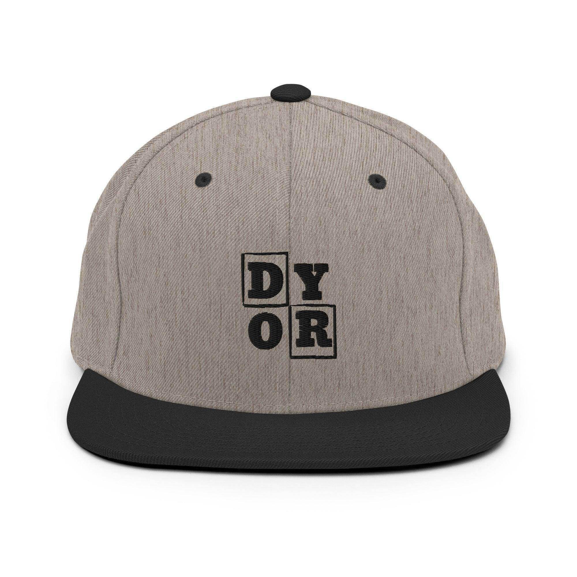DYOR | Do Your Own Research Snapback Hat - InvestmenTees
