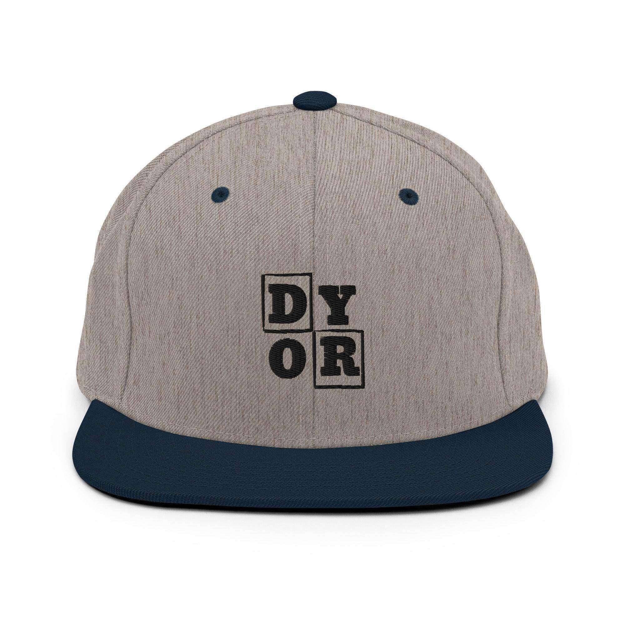 DYOR | Do Your Own Research Snapback Hat - InvestmenTees