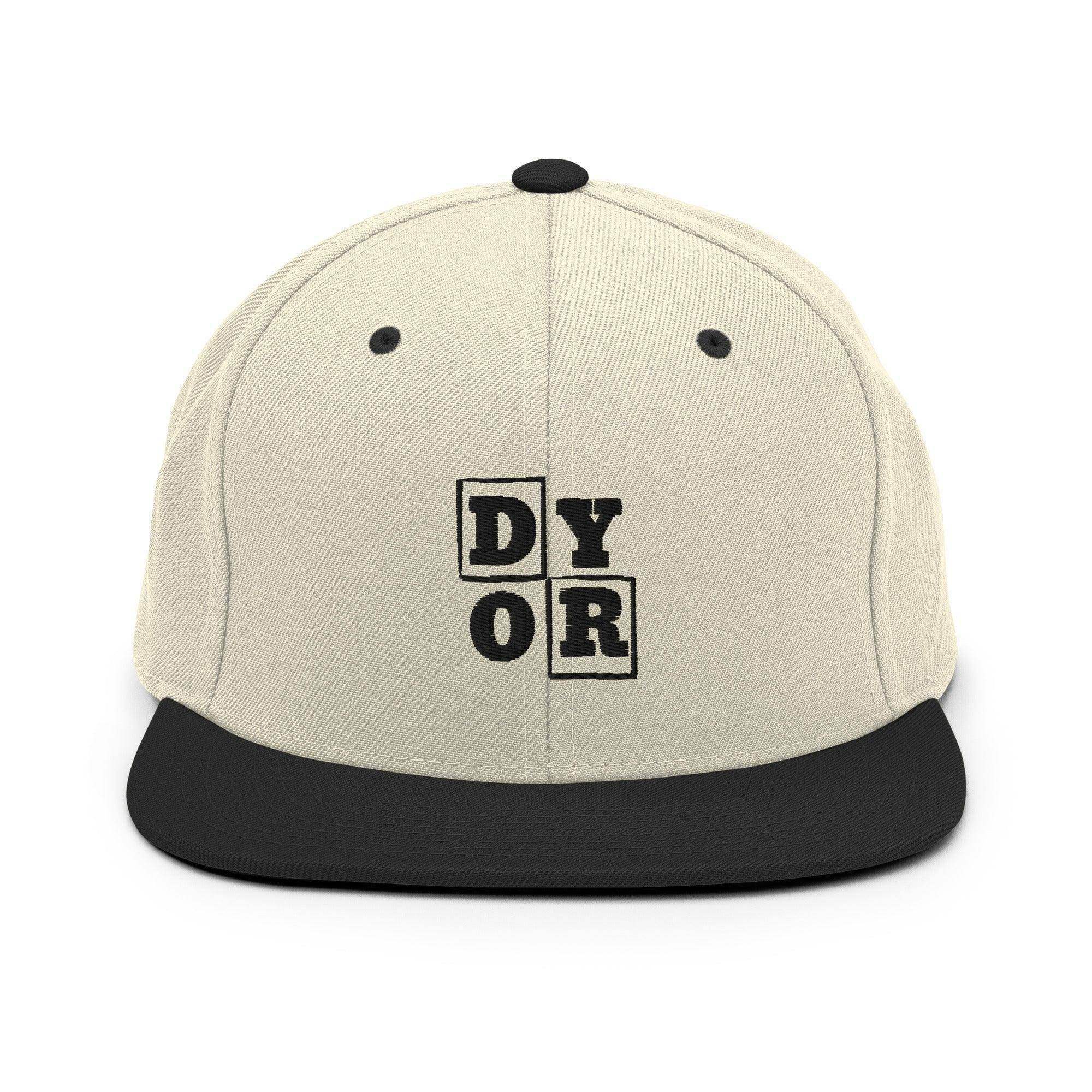 DYOR | Do Your Own Research Snapback Hat - InvestmenTees