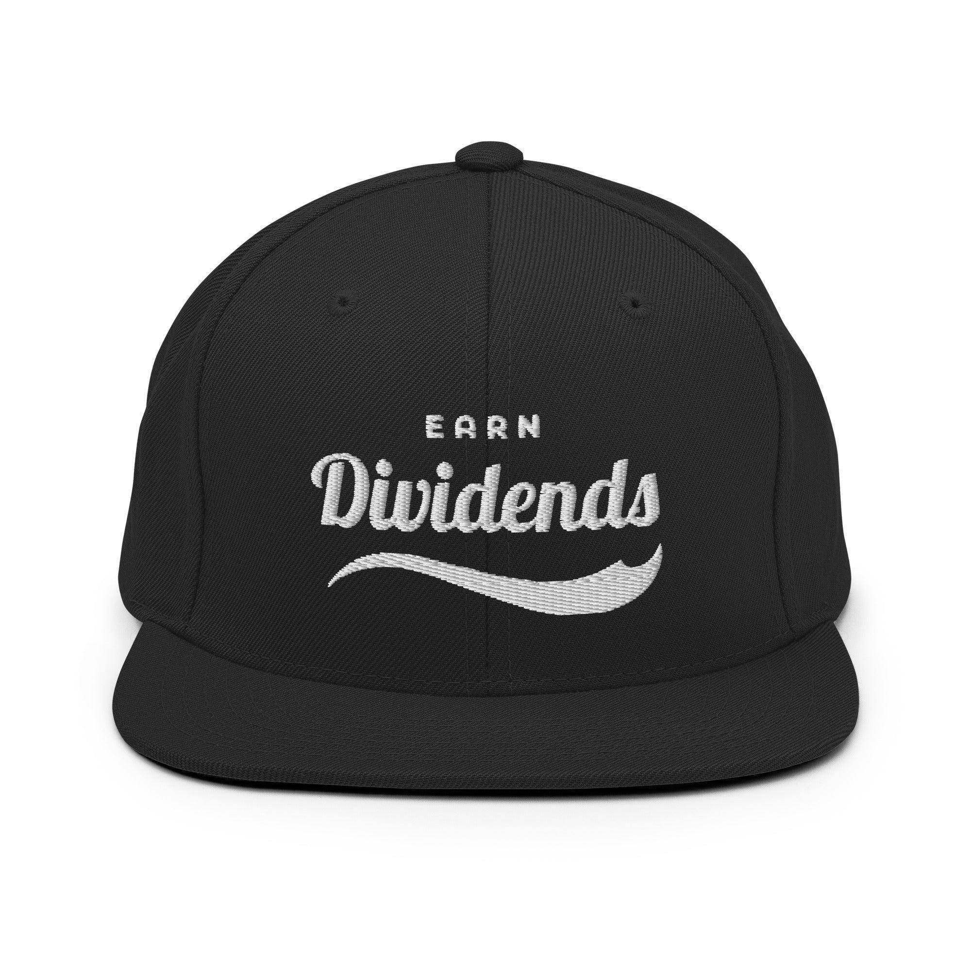 Earn Dividends Snapback Hat - InvestmenTees