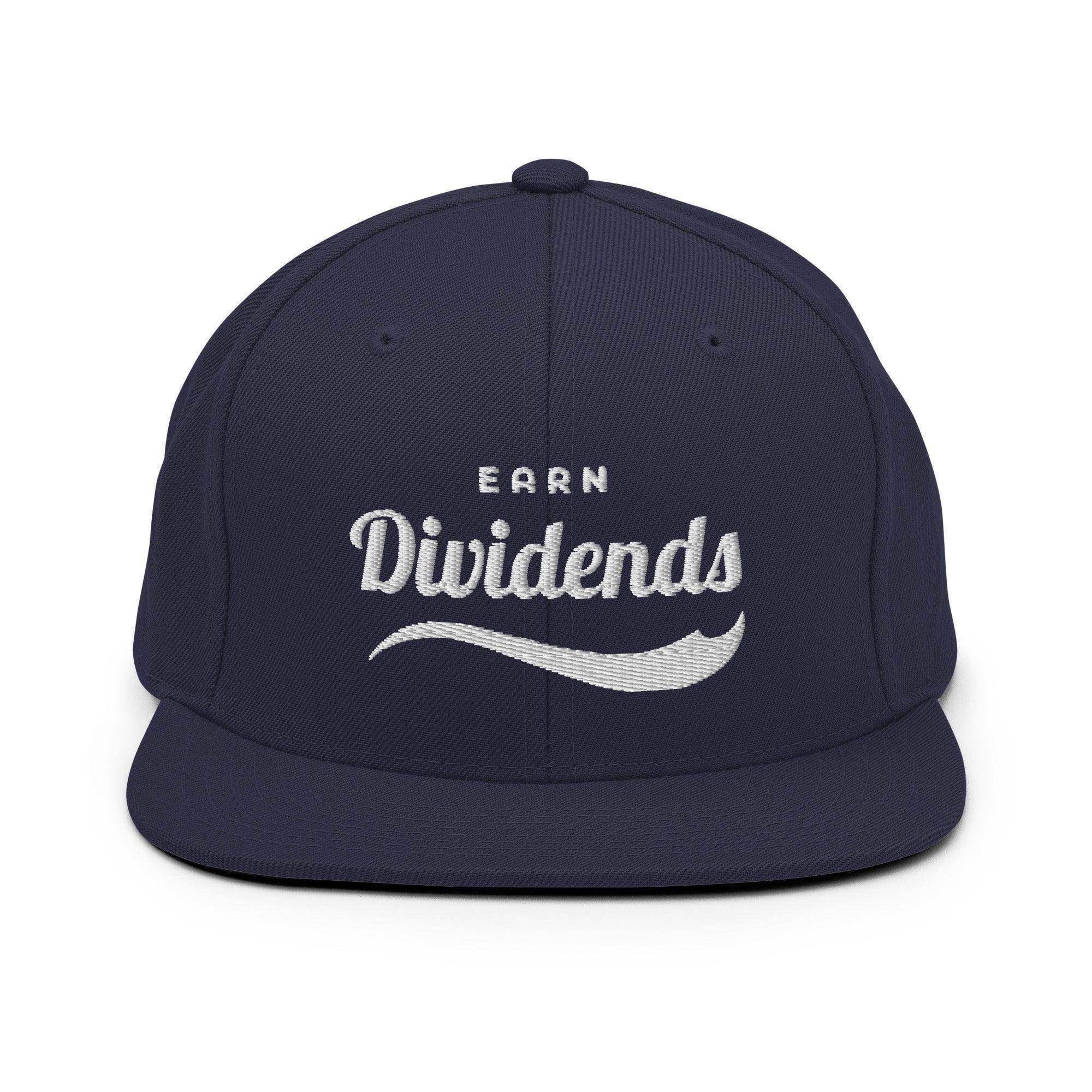 Earn Dividends Snapback Hat - InvestmenTees