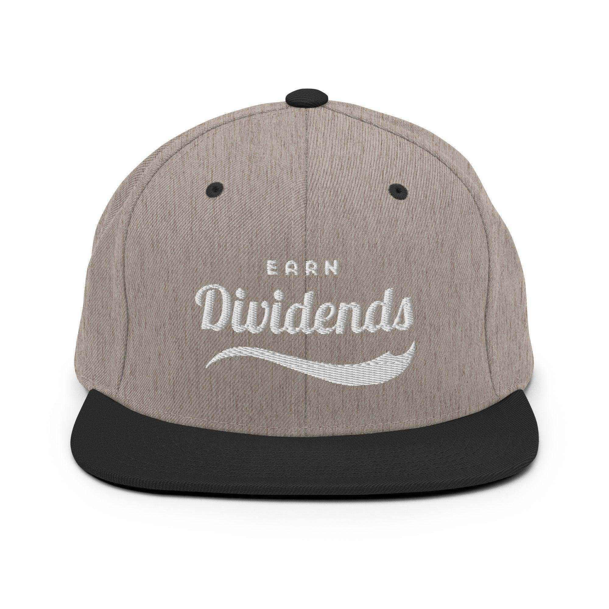 Earn Dividends Snapback Hat - InvestmenTees