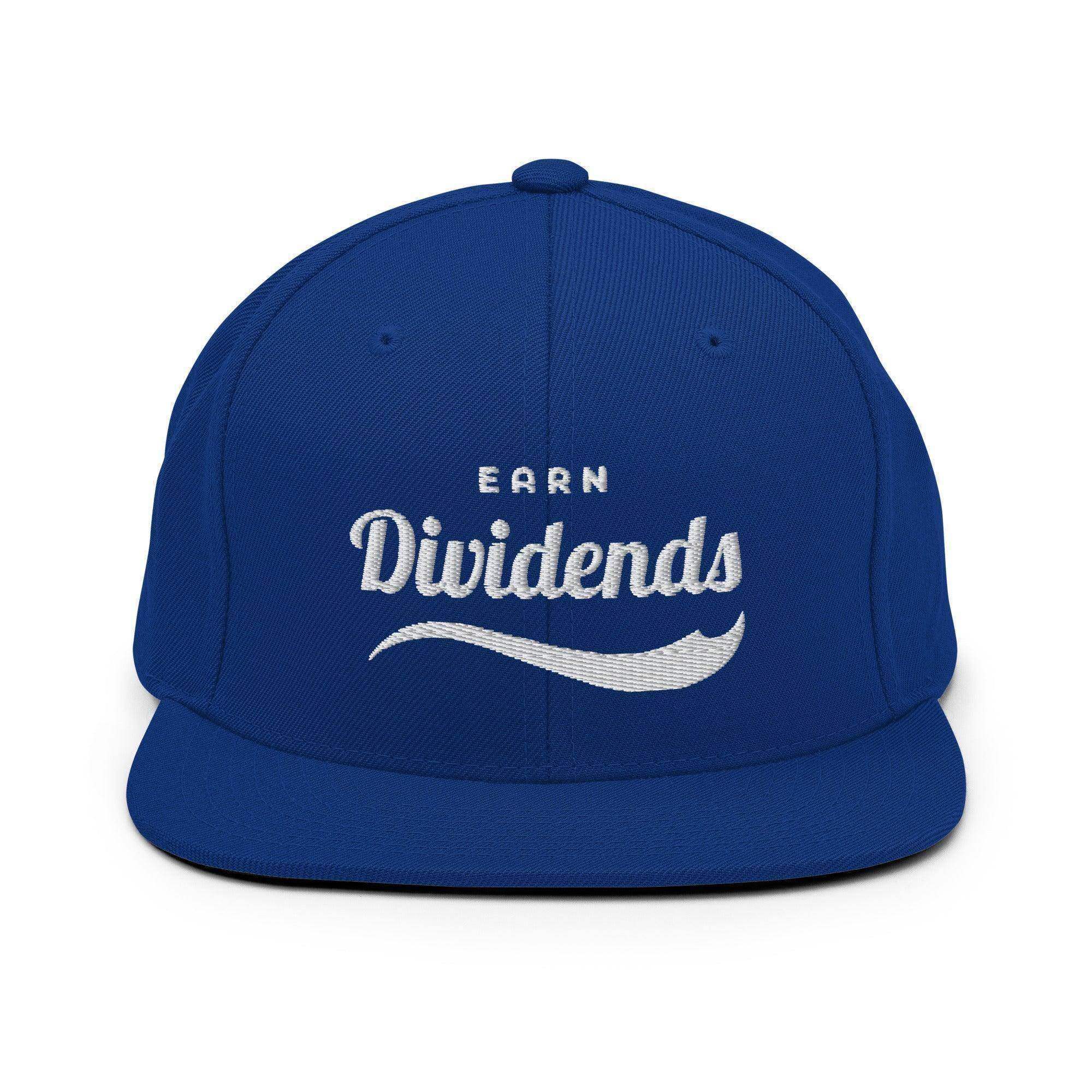 Earn Dividends Snapback Hat - InvestmenTees