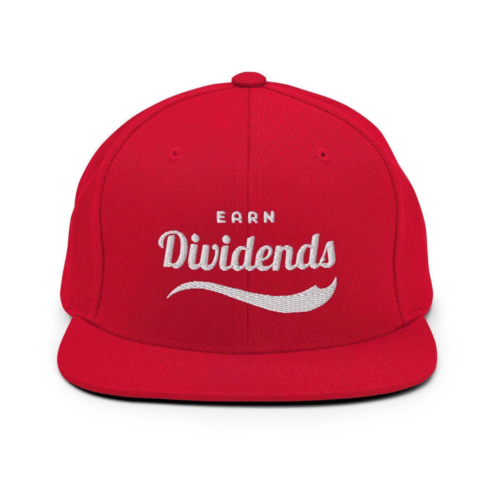 Earn Dividends Snapback Hat - InvestmenTees