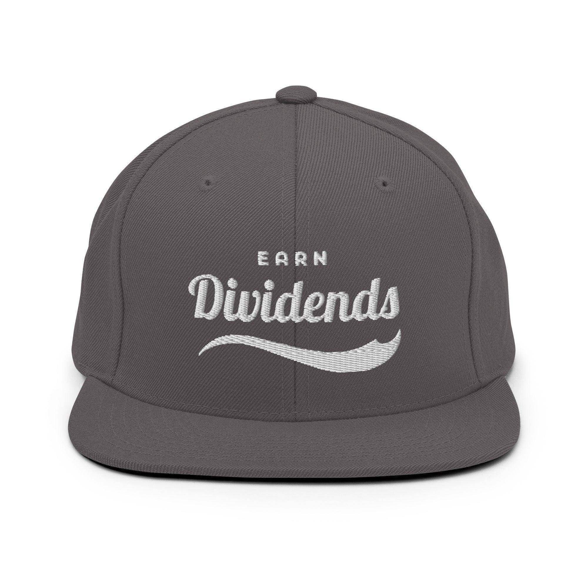 Earn Dividends Snapback Hat - InvestmenTees