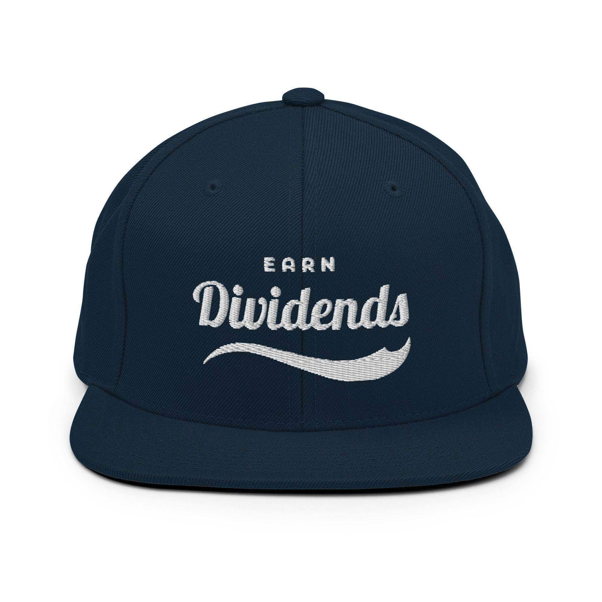 Earn Dividends Snapback Hat - InvestmenTees