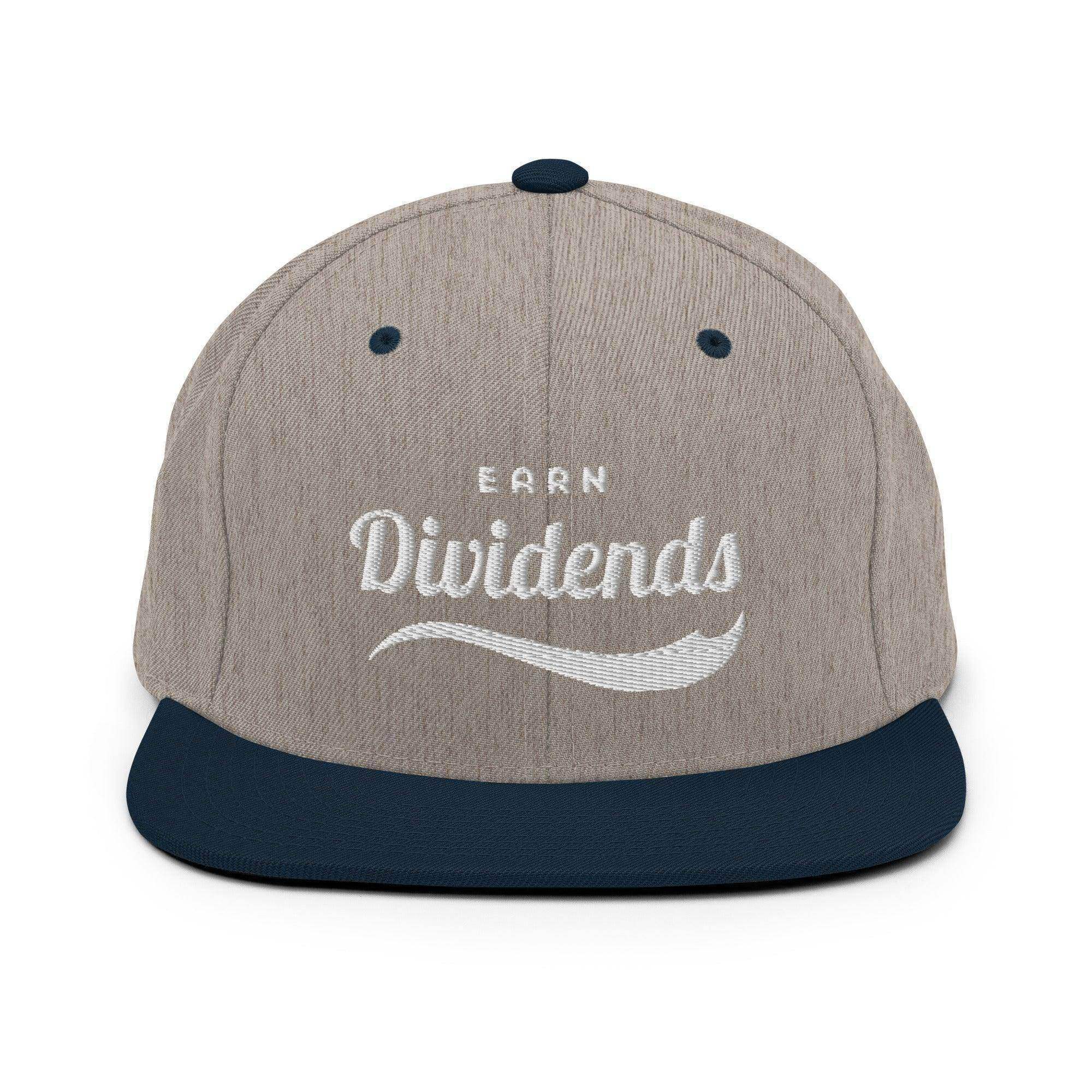 Earn Dividends Snapback Hat - InvestmenTees