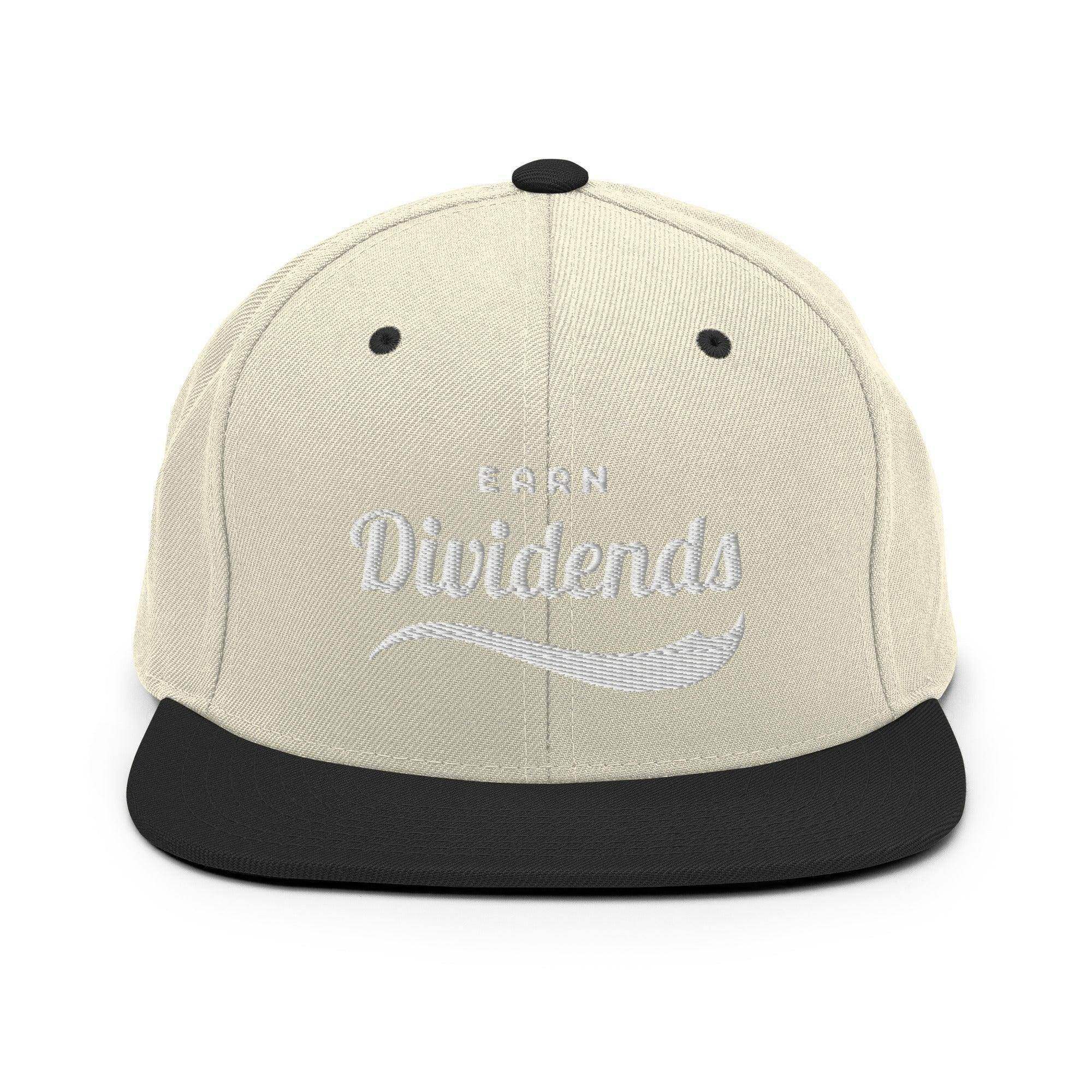 Earn Dividends Snapback Hat - InvestmenTees