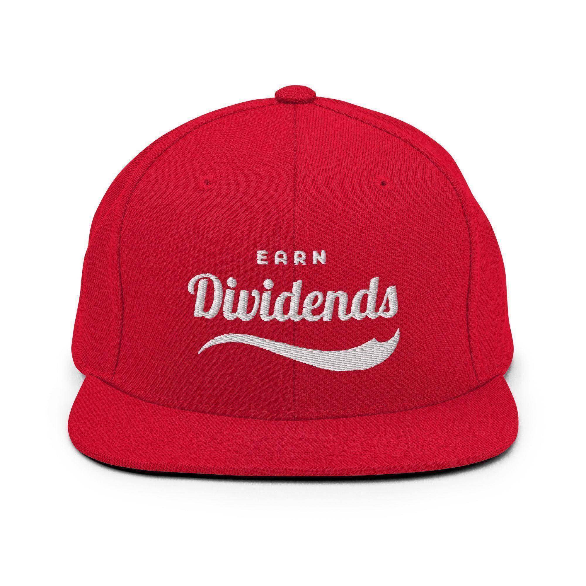 Earn Dividends Snapback Hat - InvestmenTees