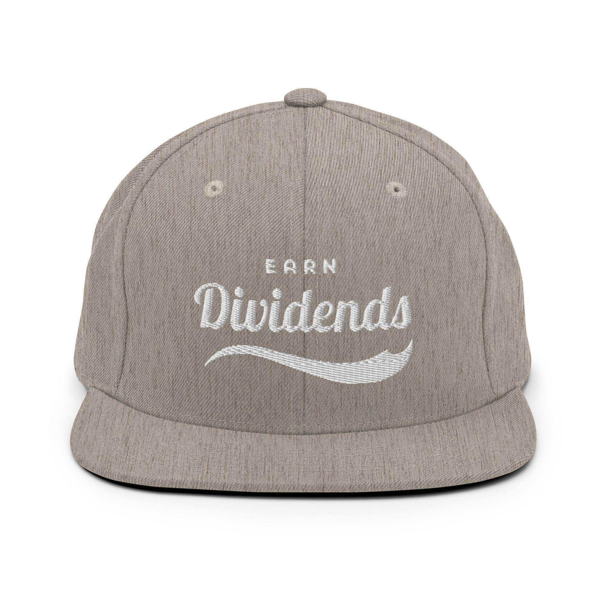 Earn Dividends Snapback Hat - InvestmenTees