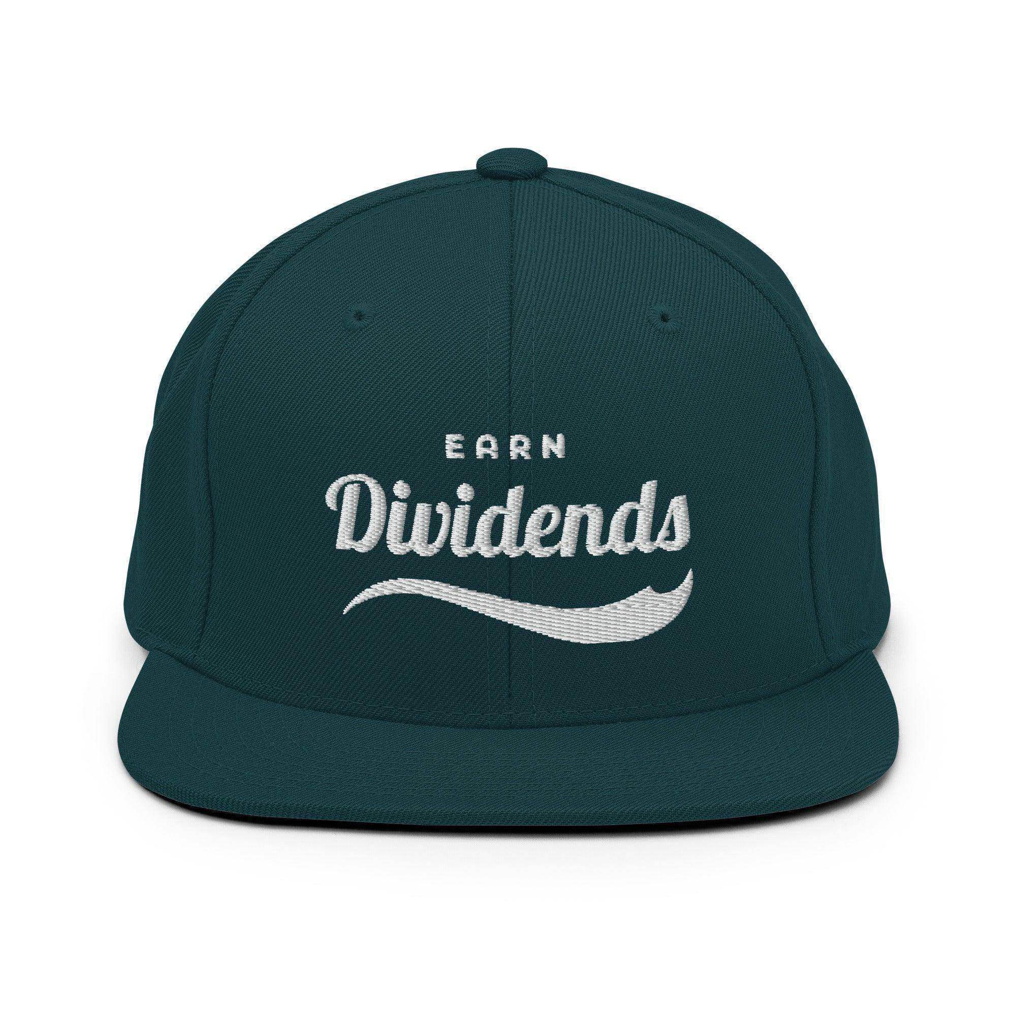 Earn Dividends Snapback Hat - InvestmenTees