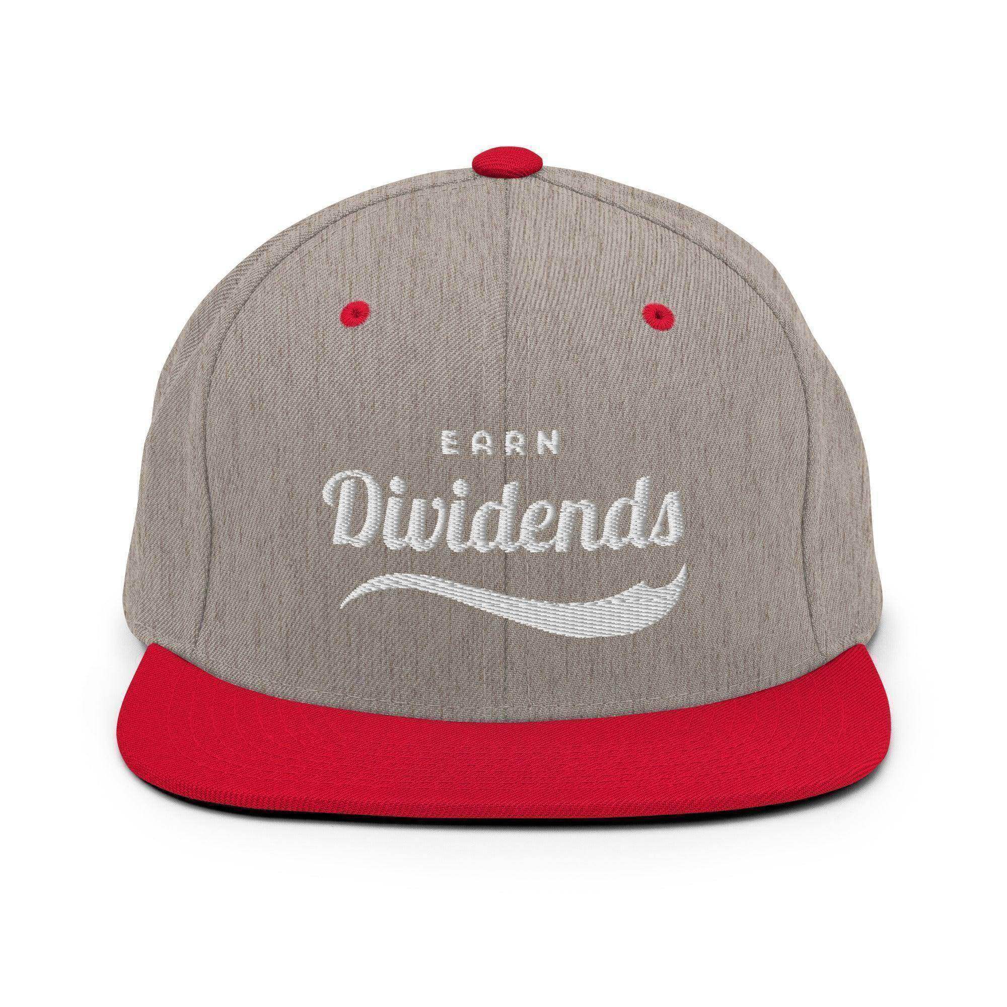 Earn Dividends Snapback Hat - InvestmenTees