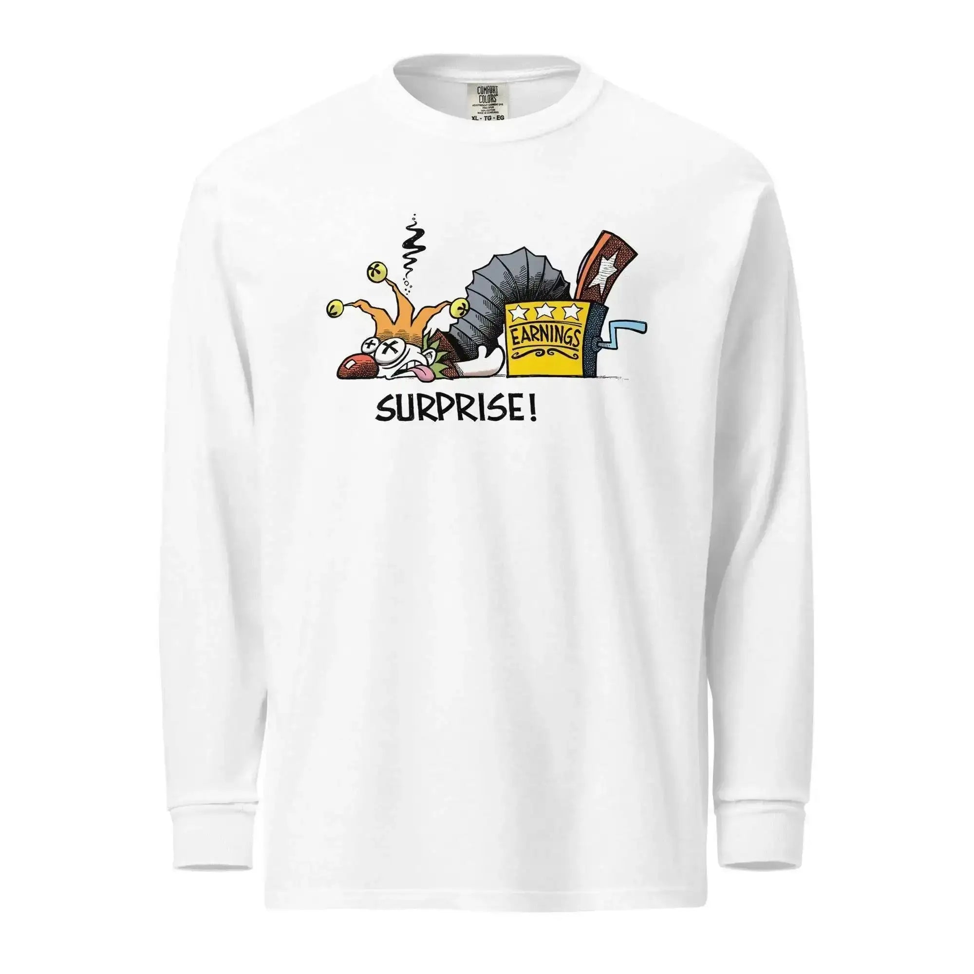 Earnings Surprise Long Sleeve T-Shirt - InvestmenTees