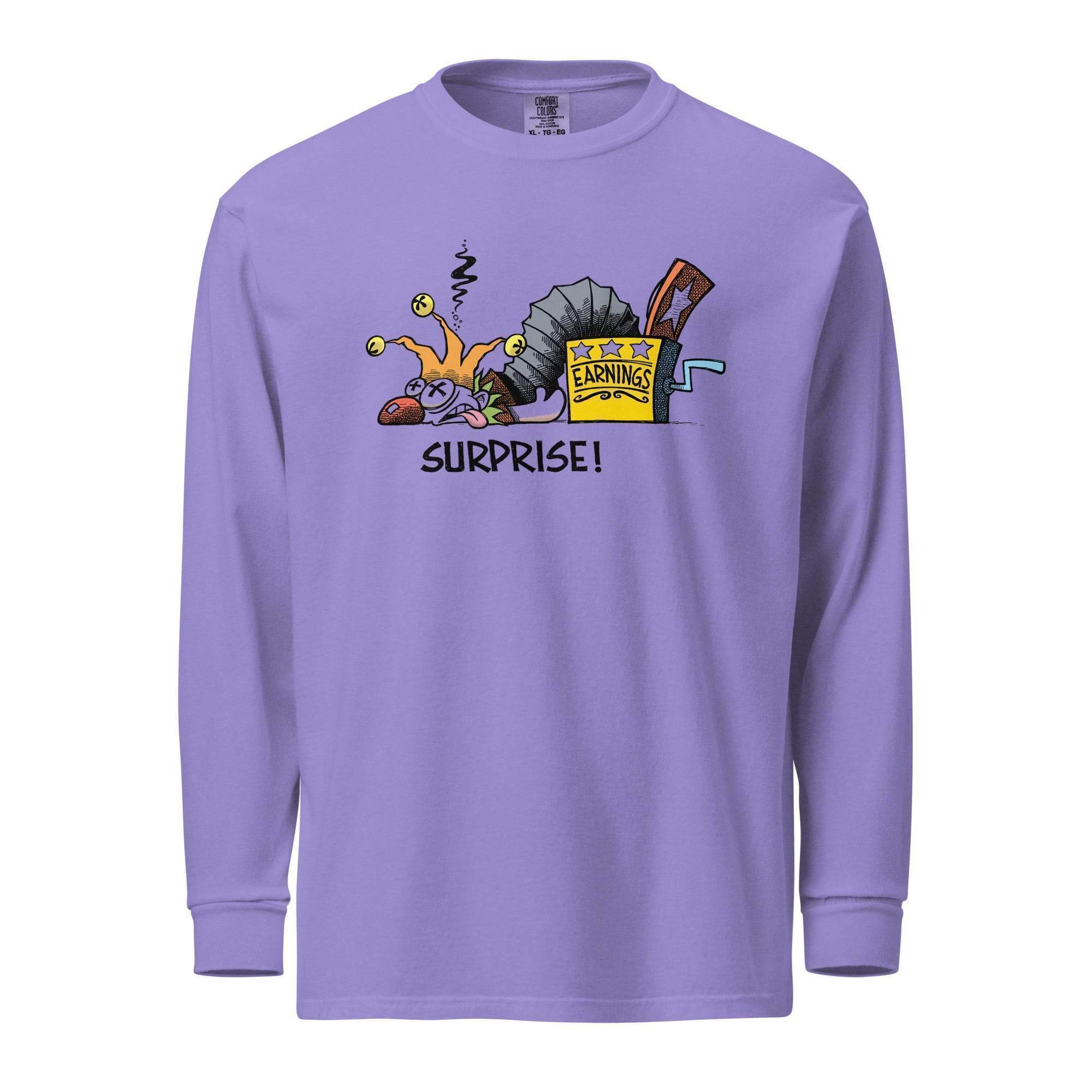 Earnings Surprise Long Sleeve T-Shirt - InvestmenTees