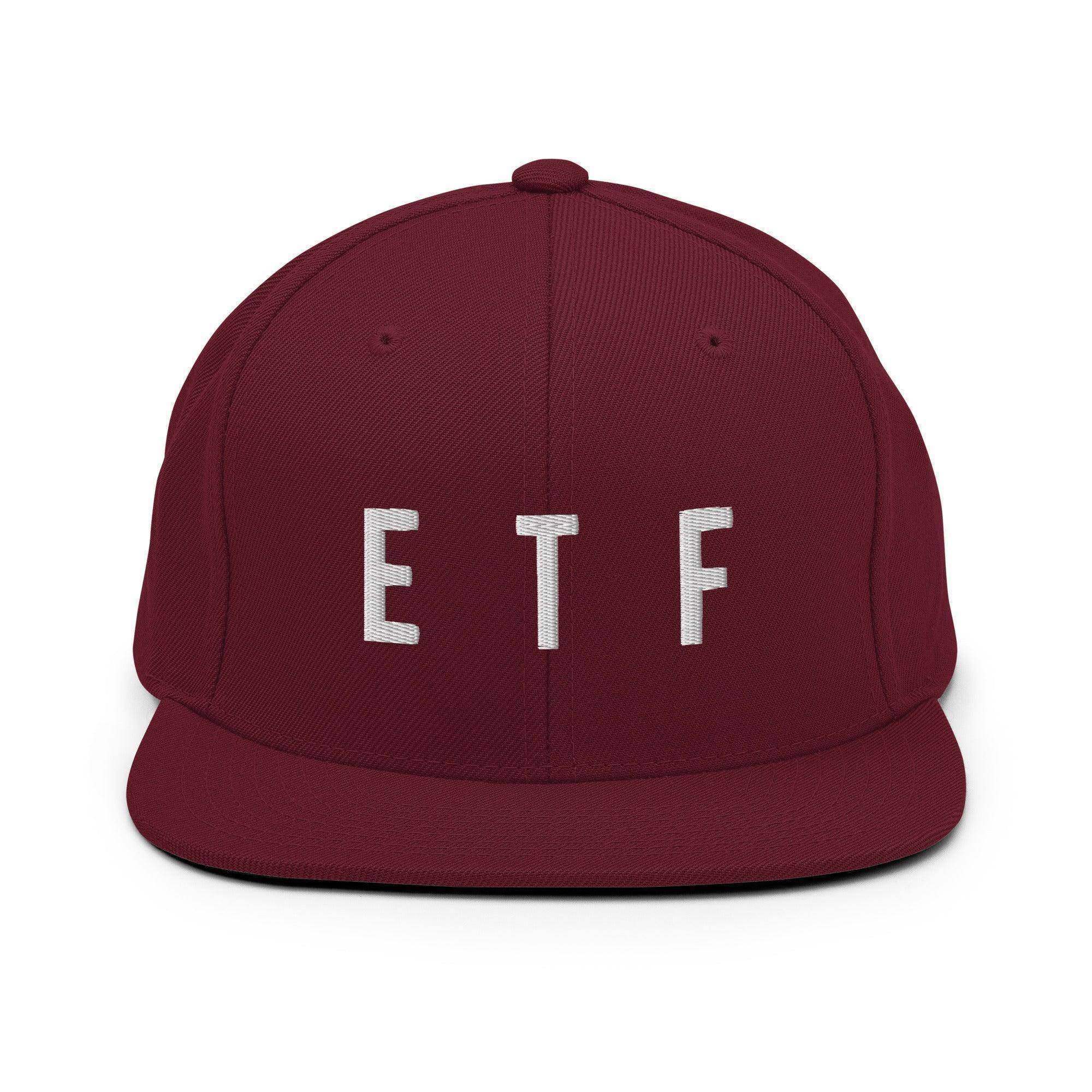 ETF | Exchange Traded Fund Snapback Hat - InvestmenTees