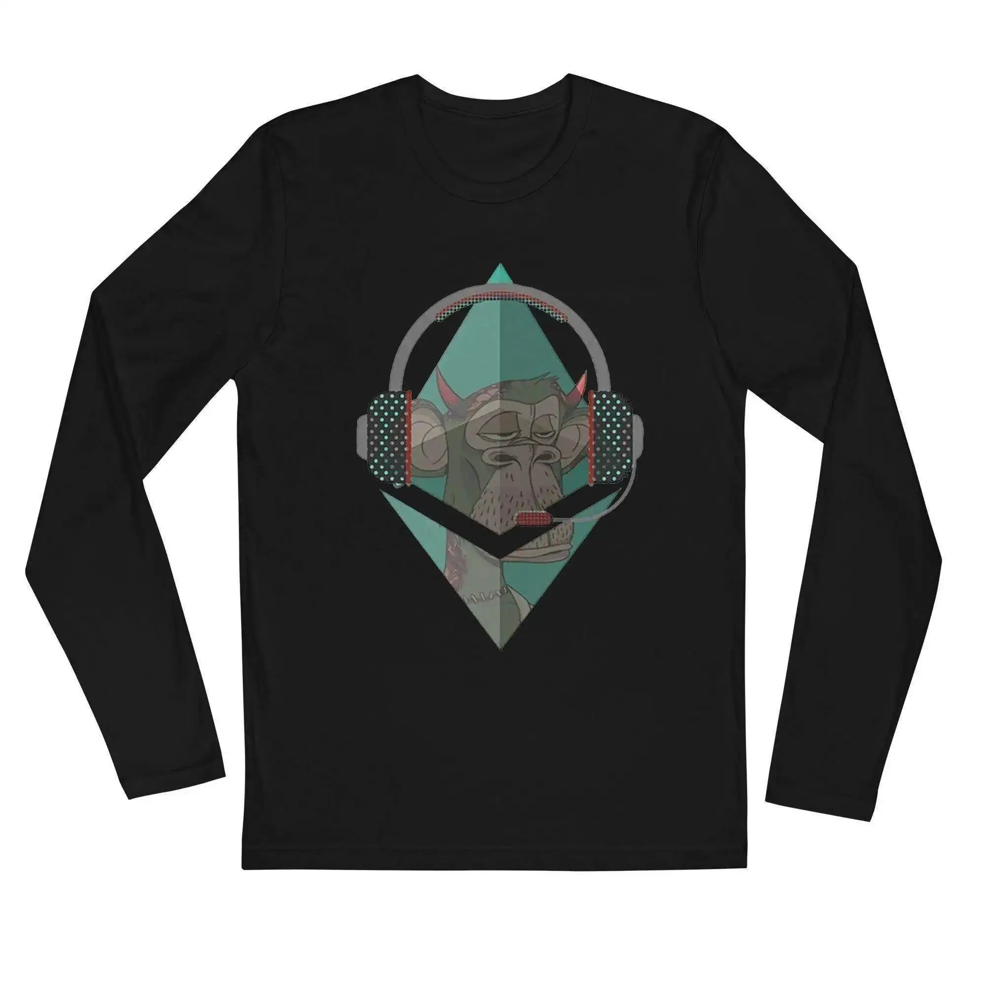 Ethereum Headphones Long Sleeve T-Shirt - InvestmenTees