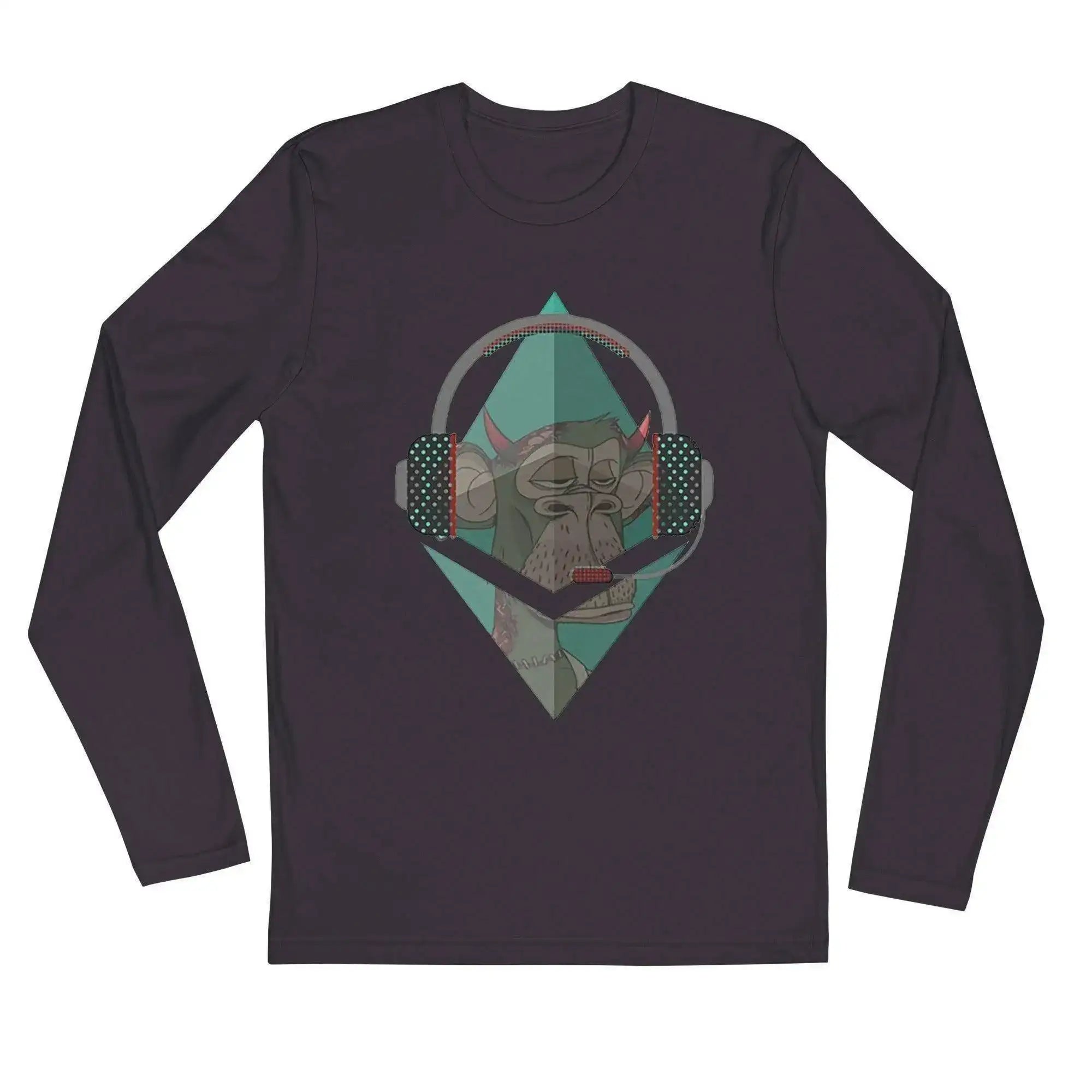 Ethereum Headphones Long Sleeve T-Shirt - InvestmenTees