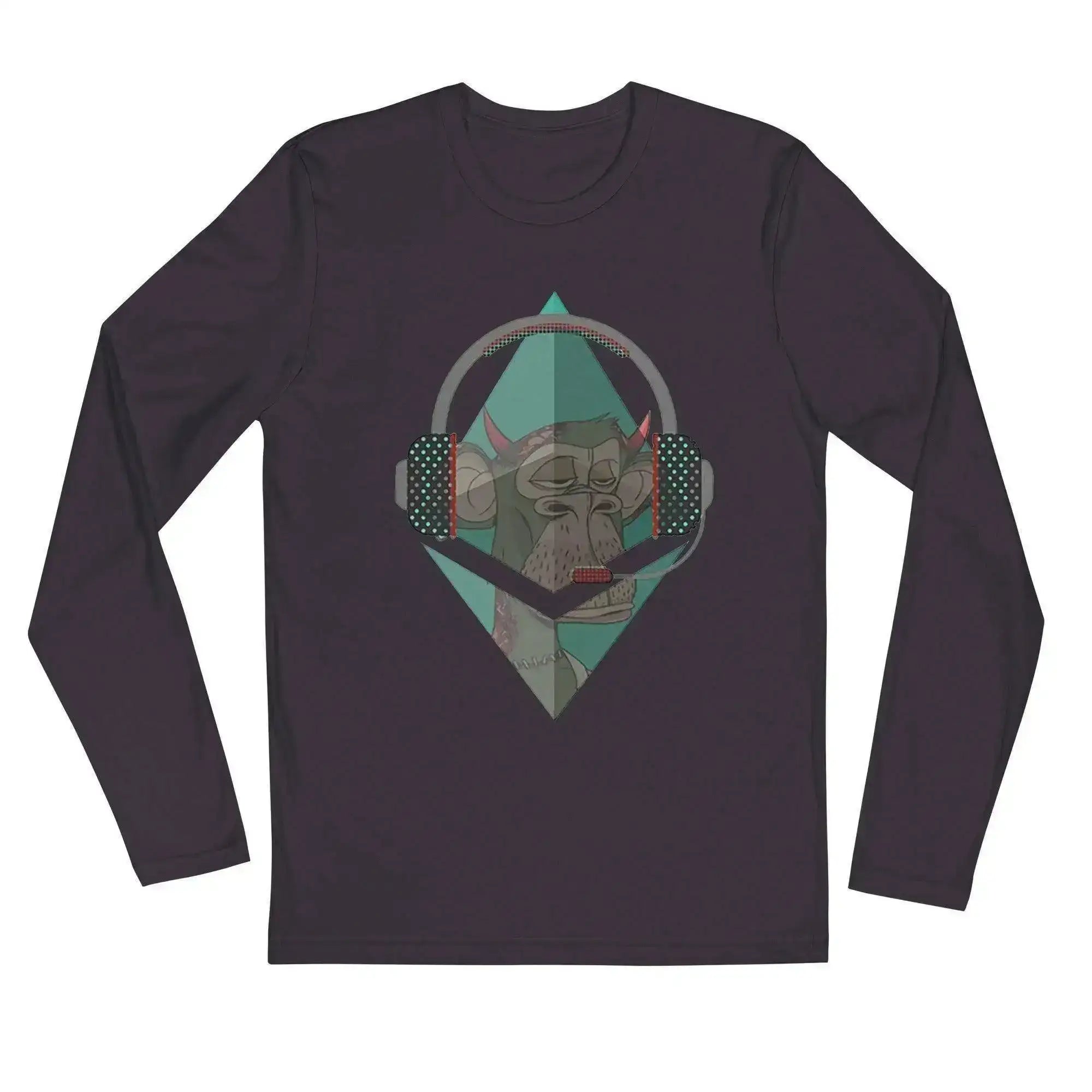Ethereum Headphones Long Sleeve T-Shirt - InvestmenTees