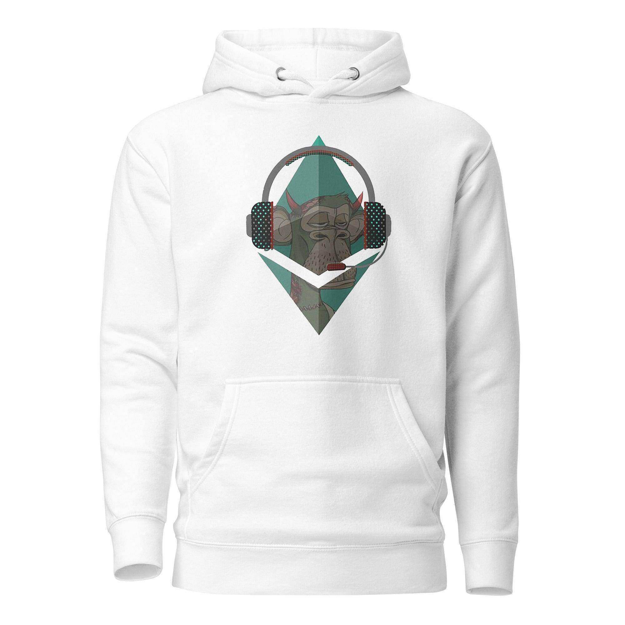 Ethereum Headphones Pullover Hoodie - InvestmenTees