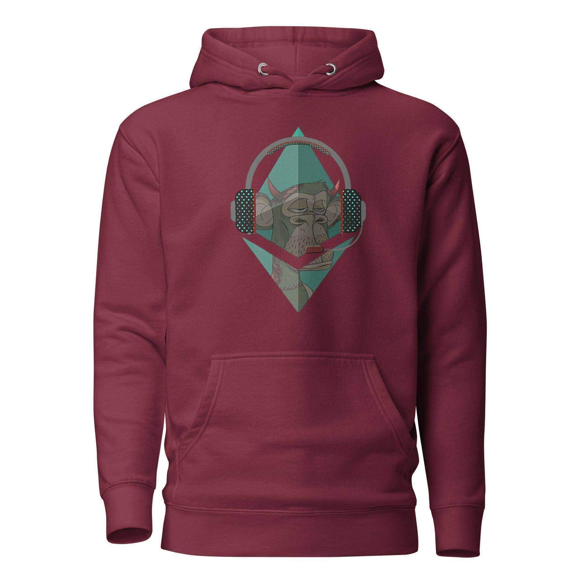 Ethereum Headphones Pullover Hoodie - InvestmenTees