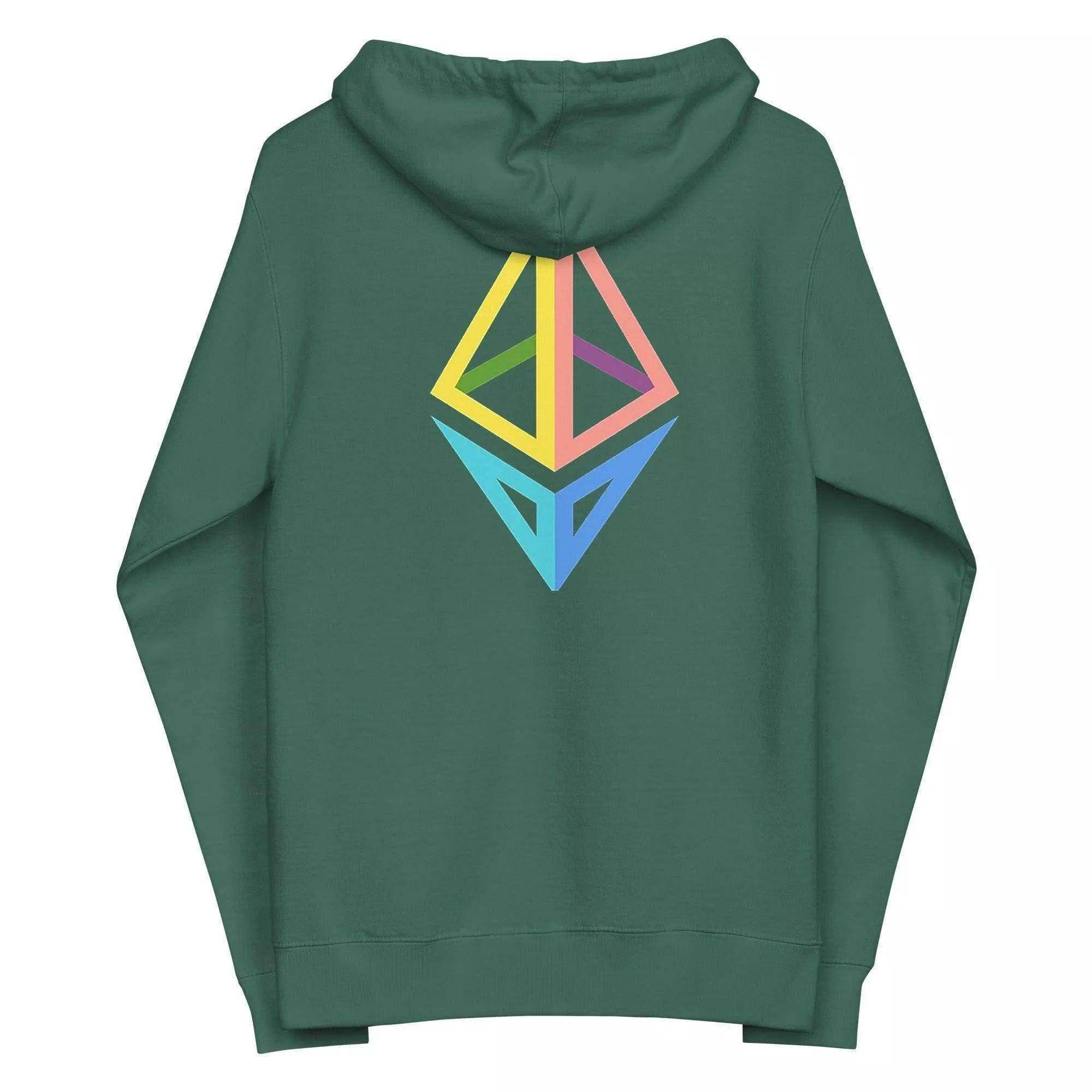 Ethereum Zip Up Hoodie - InvestmenTees