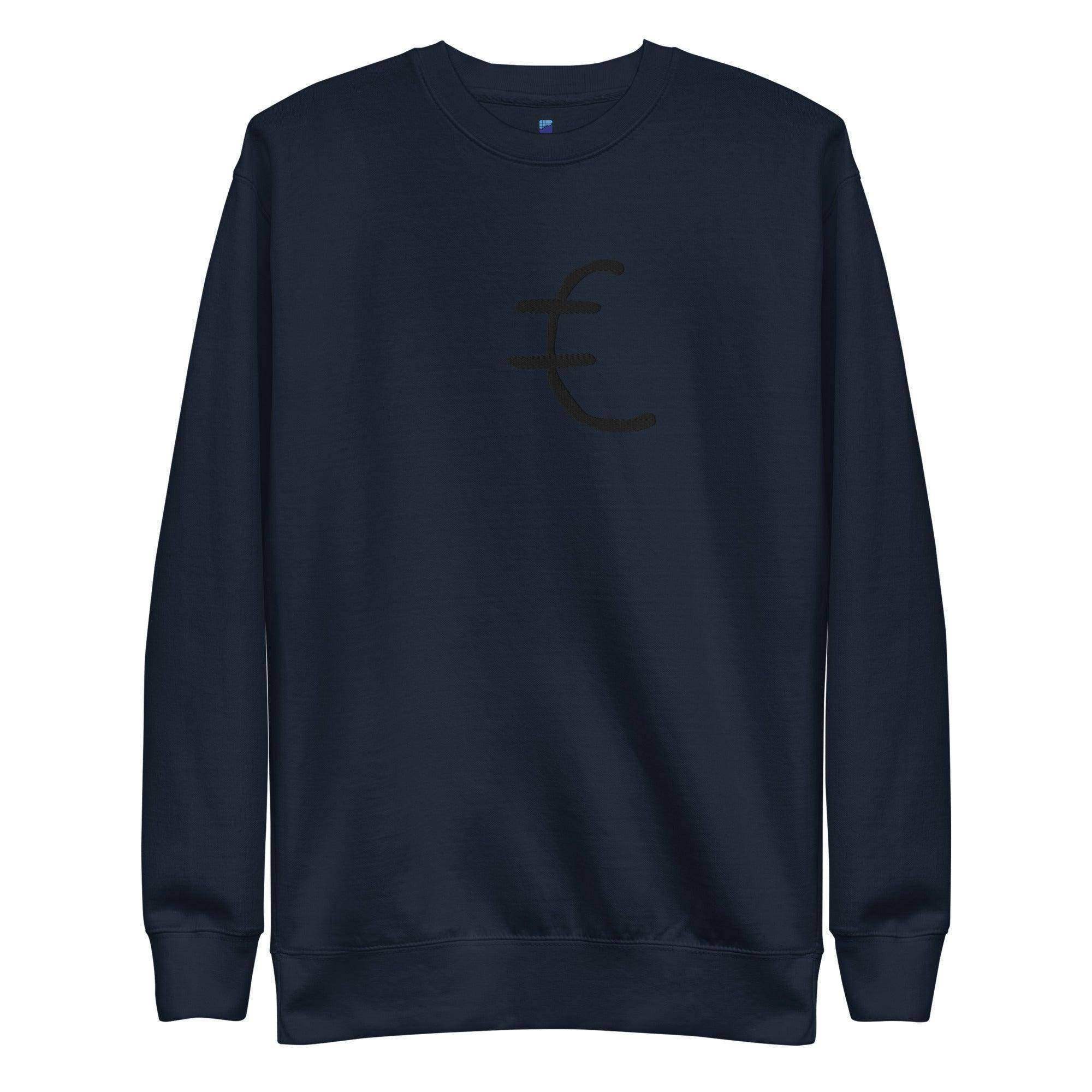 Euro Currency Symbol Sweatshirt - InvestmenTees