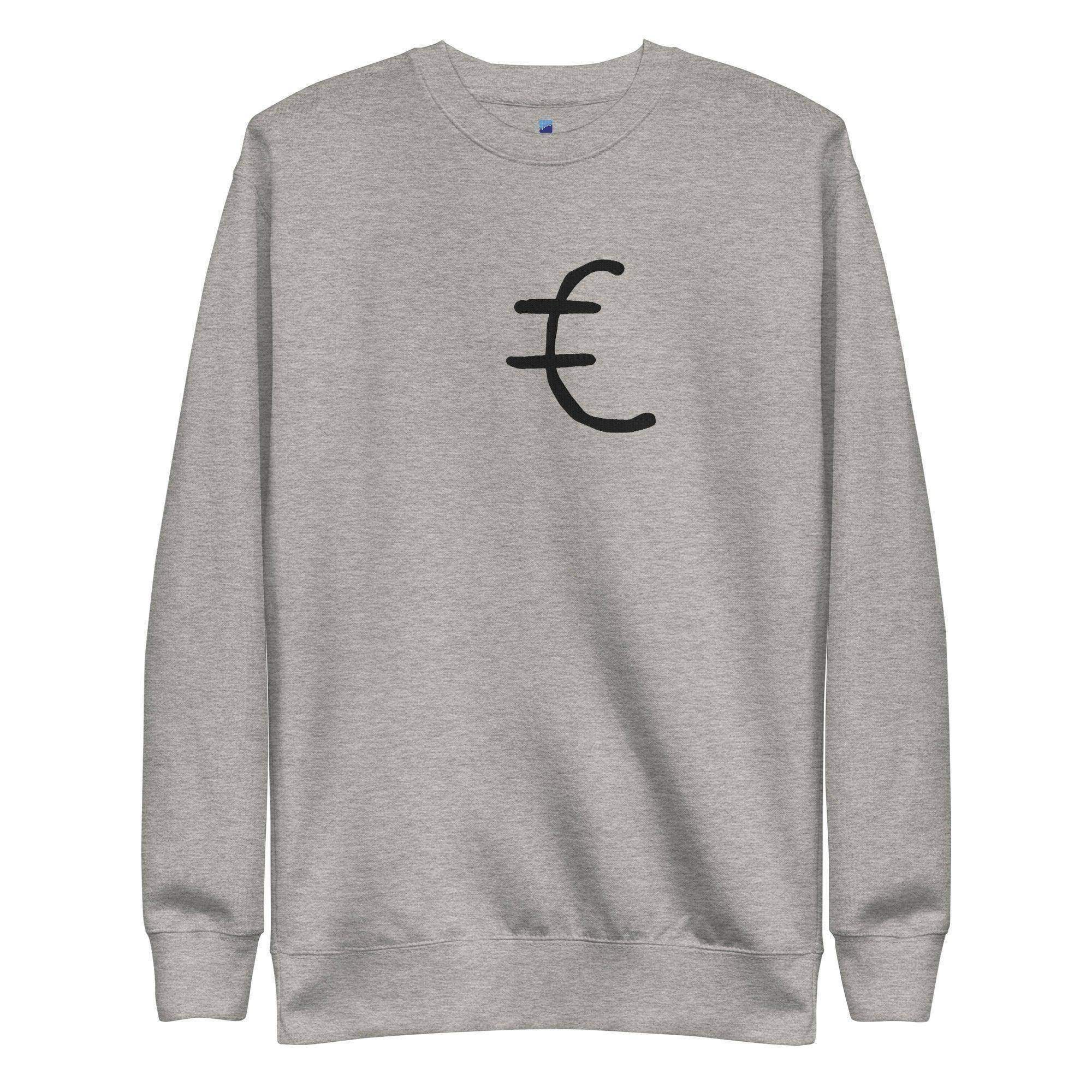 Euro Currency Symbol Sweatshirt - InvestmenTees
