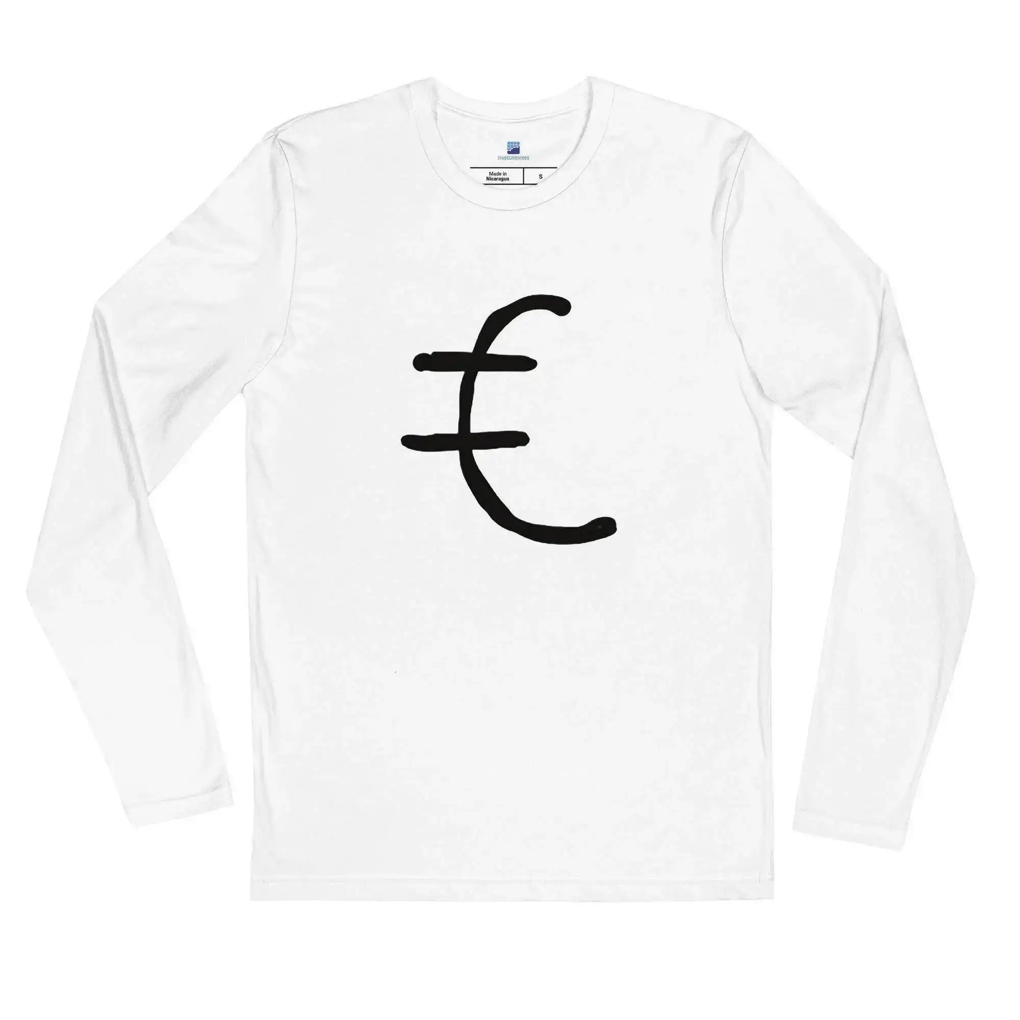 Euro | Currency Symbol Long Sleeve T-Shirt - InvestmenTees