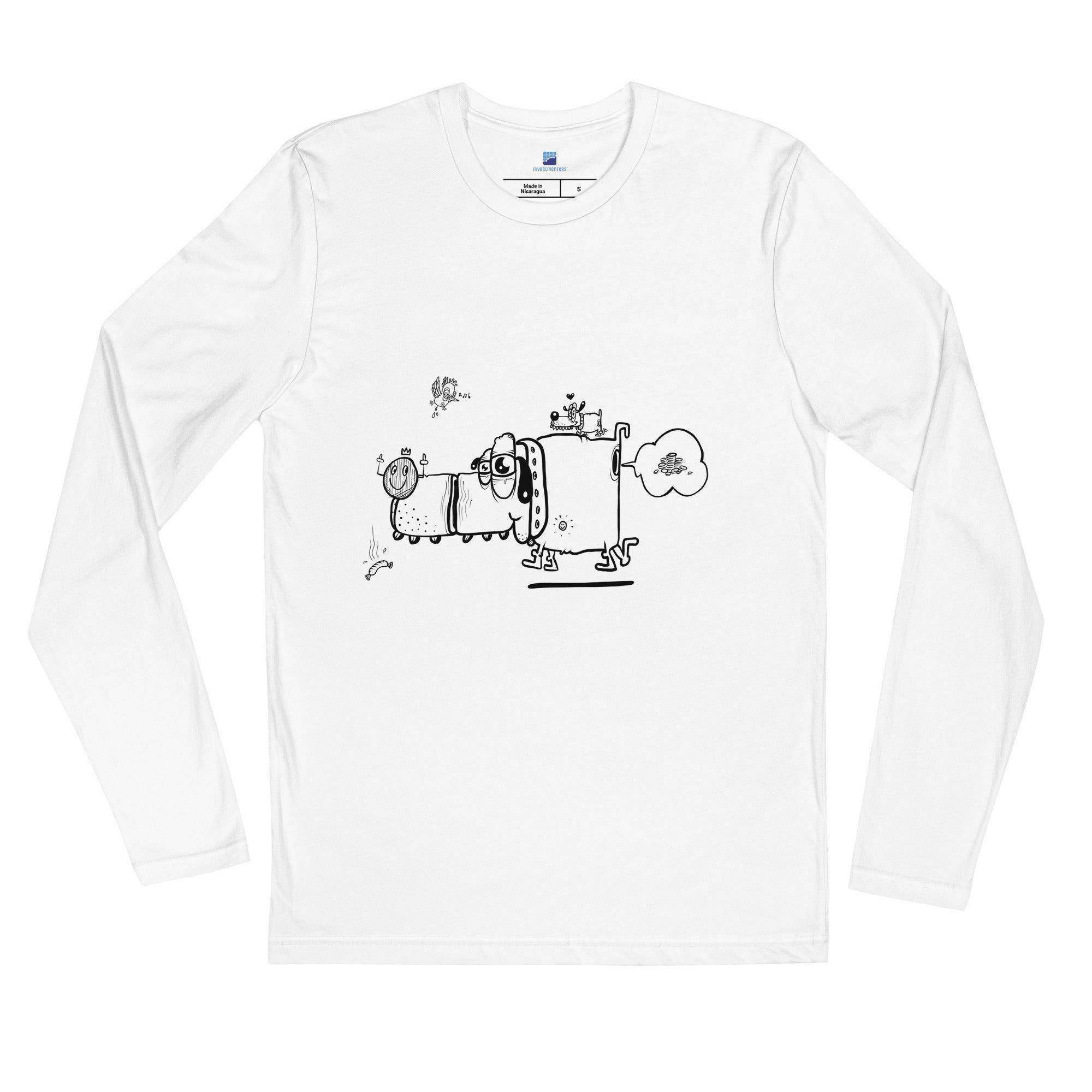 Finance Banking Dog Long Sleeve T-Shirt - InvestmenTees