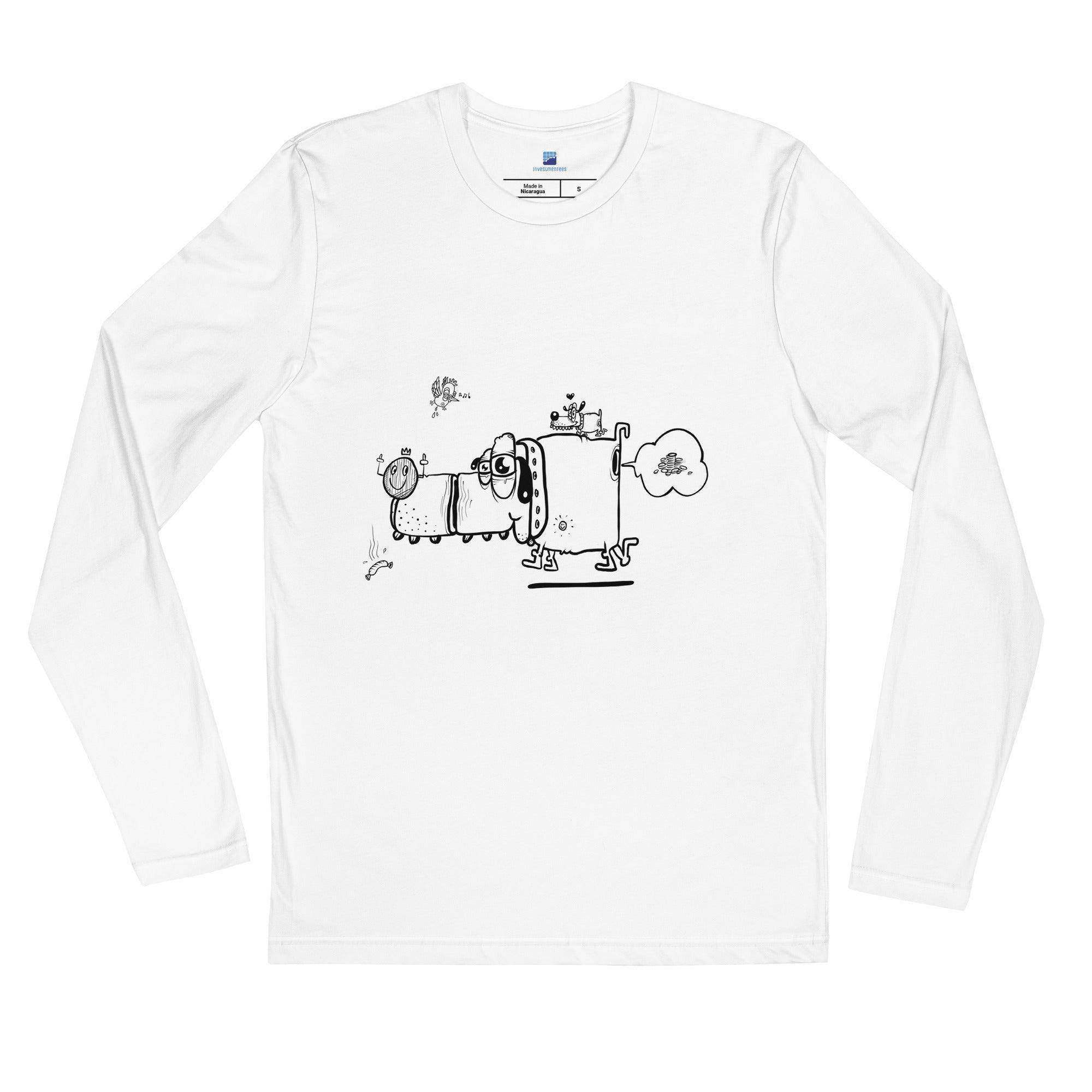 Finance Banking Dog Long Sleeve T-Shirt - InvestmenTees