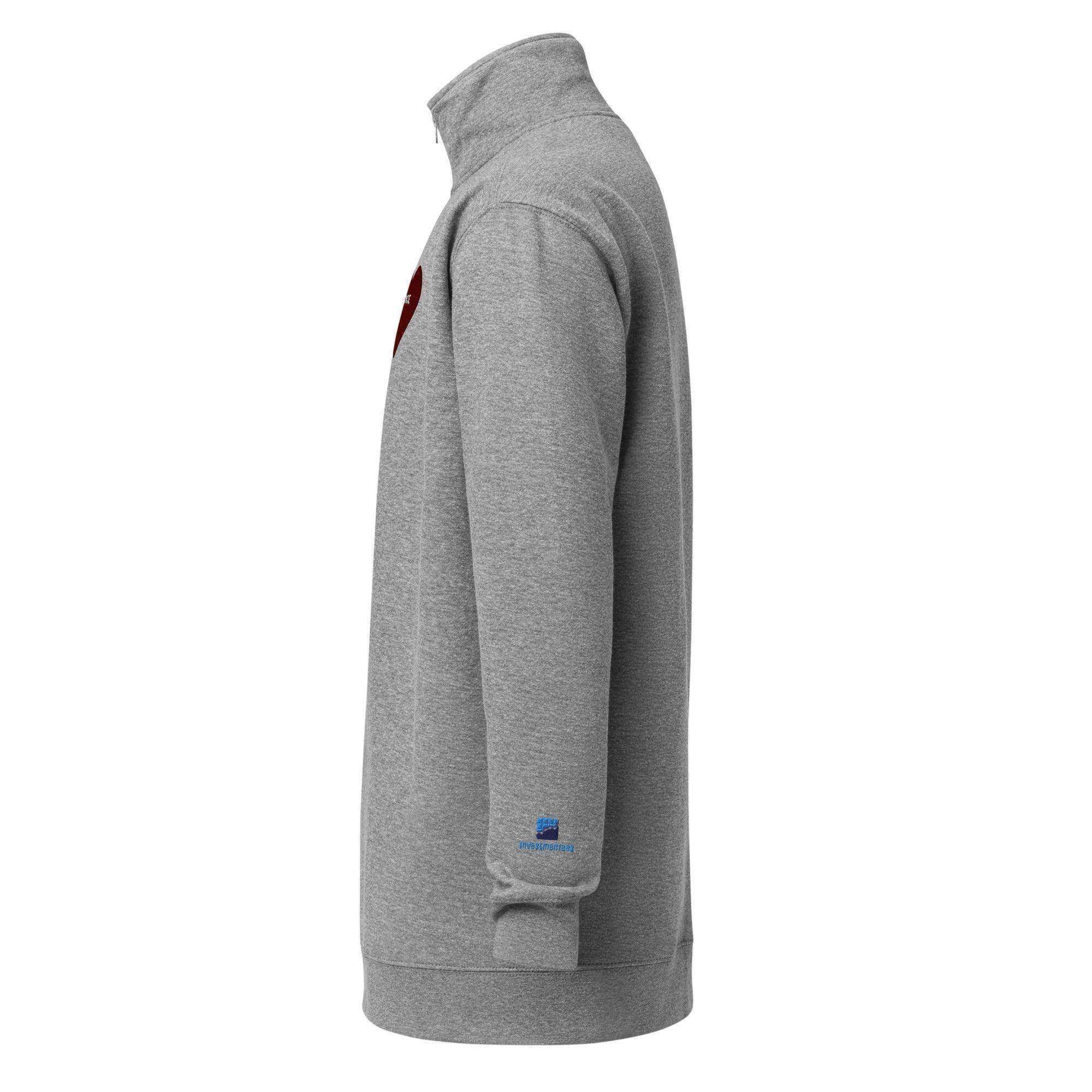 Finance Heart Fleece Pullover - InvestmenTees