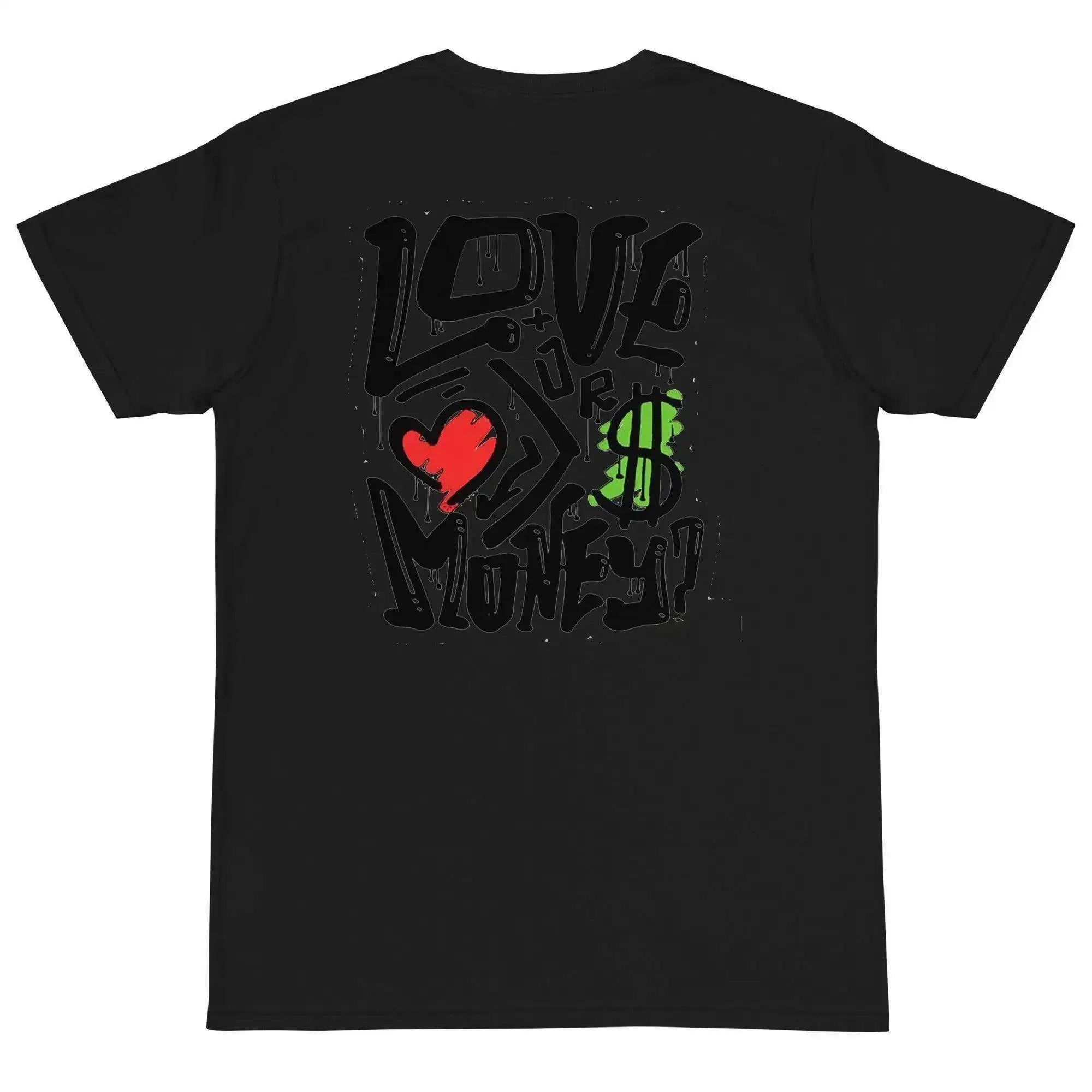 Finance | Love Or Money Art T-Shirt - InvestmenTees