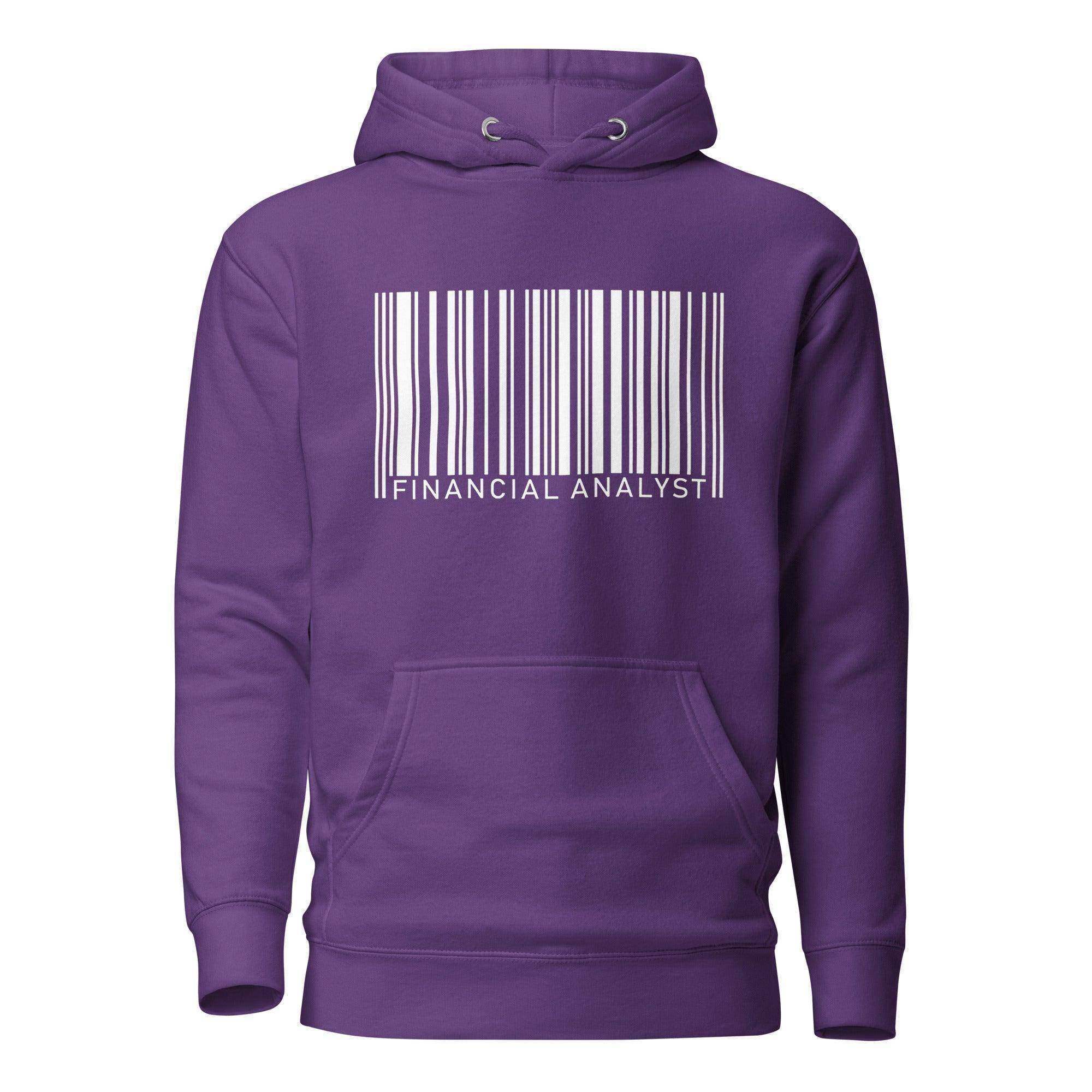 Financial Analyst Barcode Pullover Hoodie - InvestmenTees