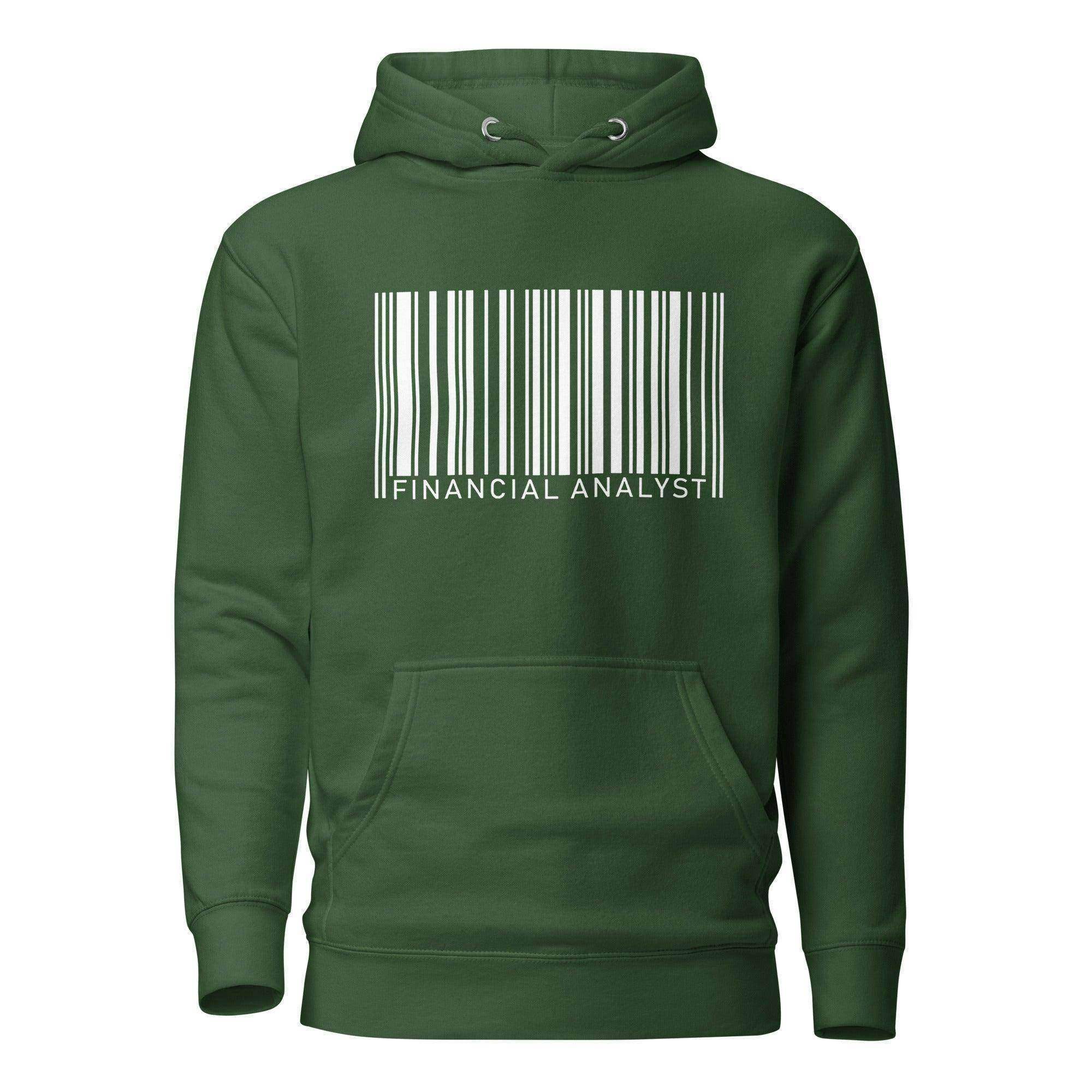 Financial Analyst Barcode Pullover Hoodie - InvestmenTees