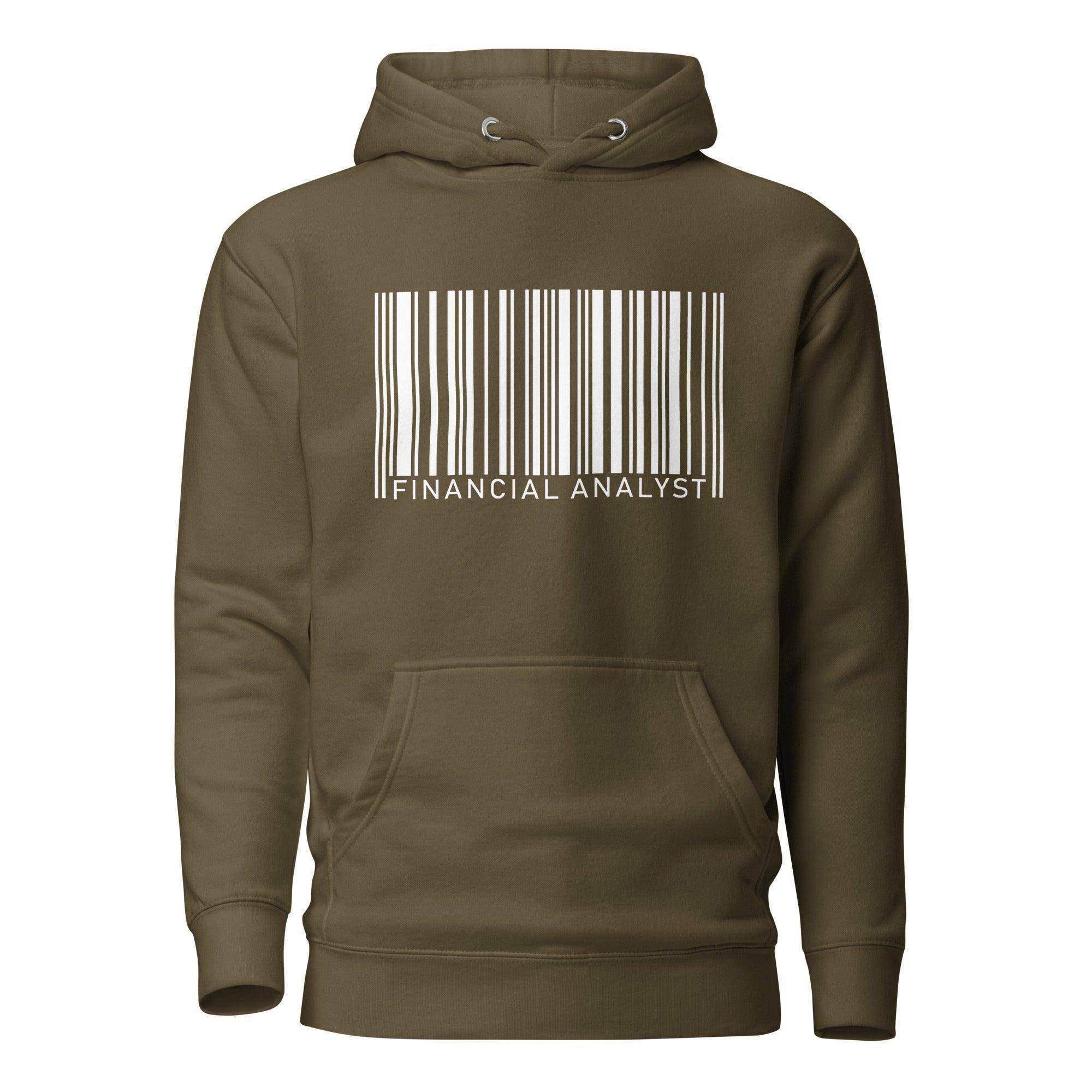 Financial Analyst Barcode Pullover Hoodie - InvestmenTees
