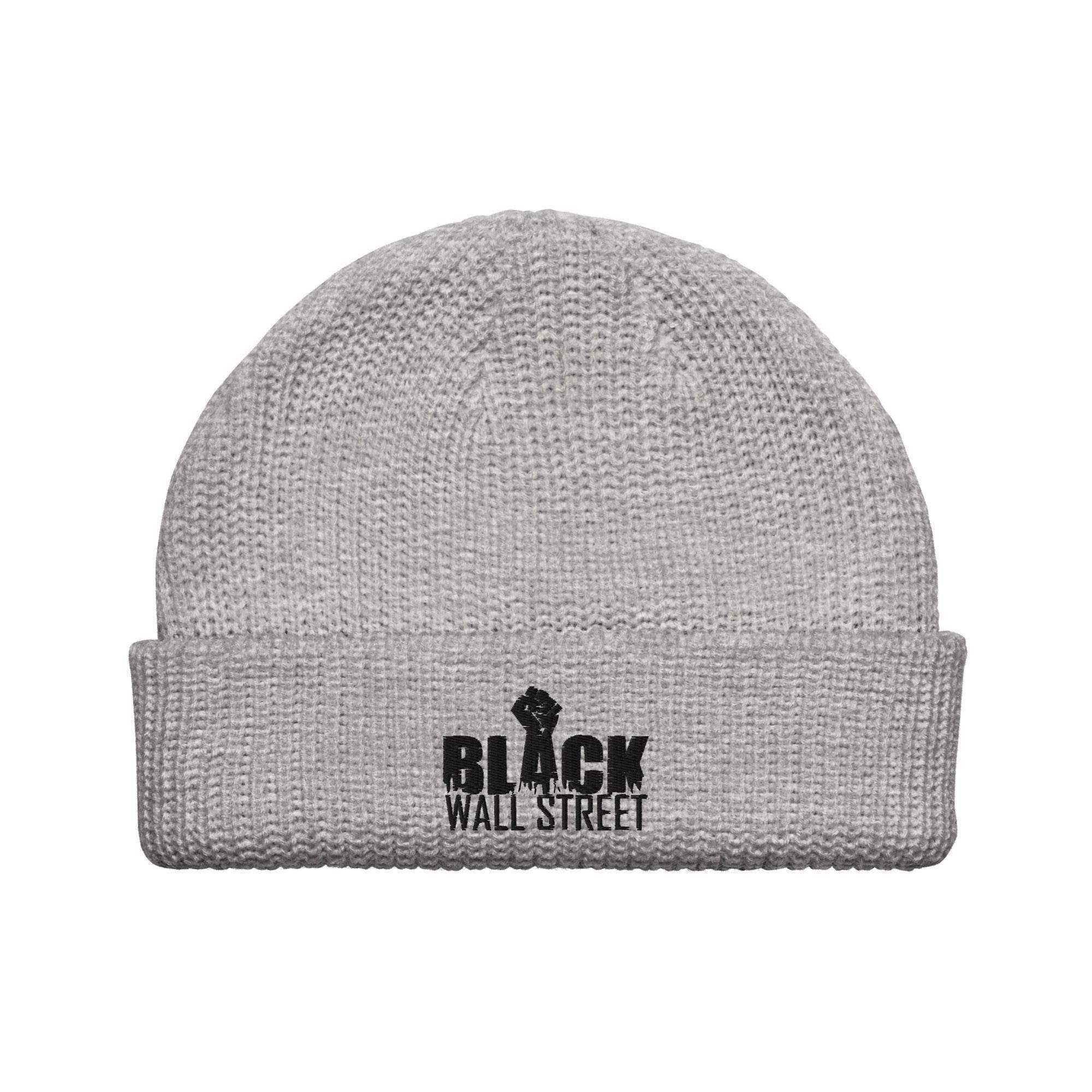 Black Wall Street Beanie - InvestmenTees