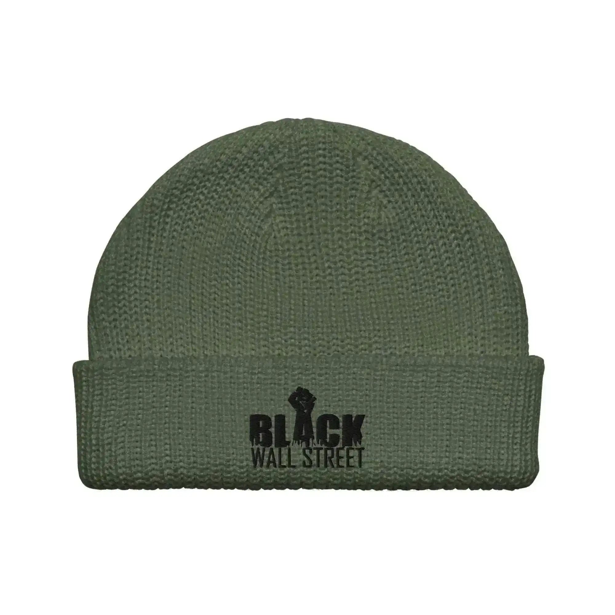 Black Wall Street Beanie - InvestmenTees